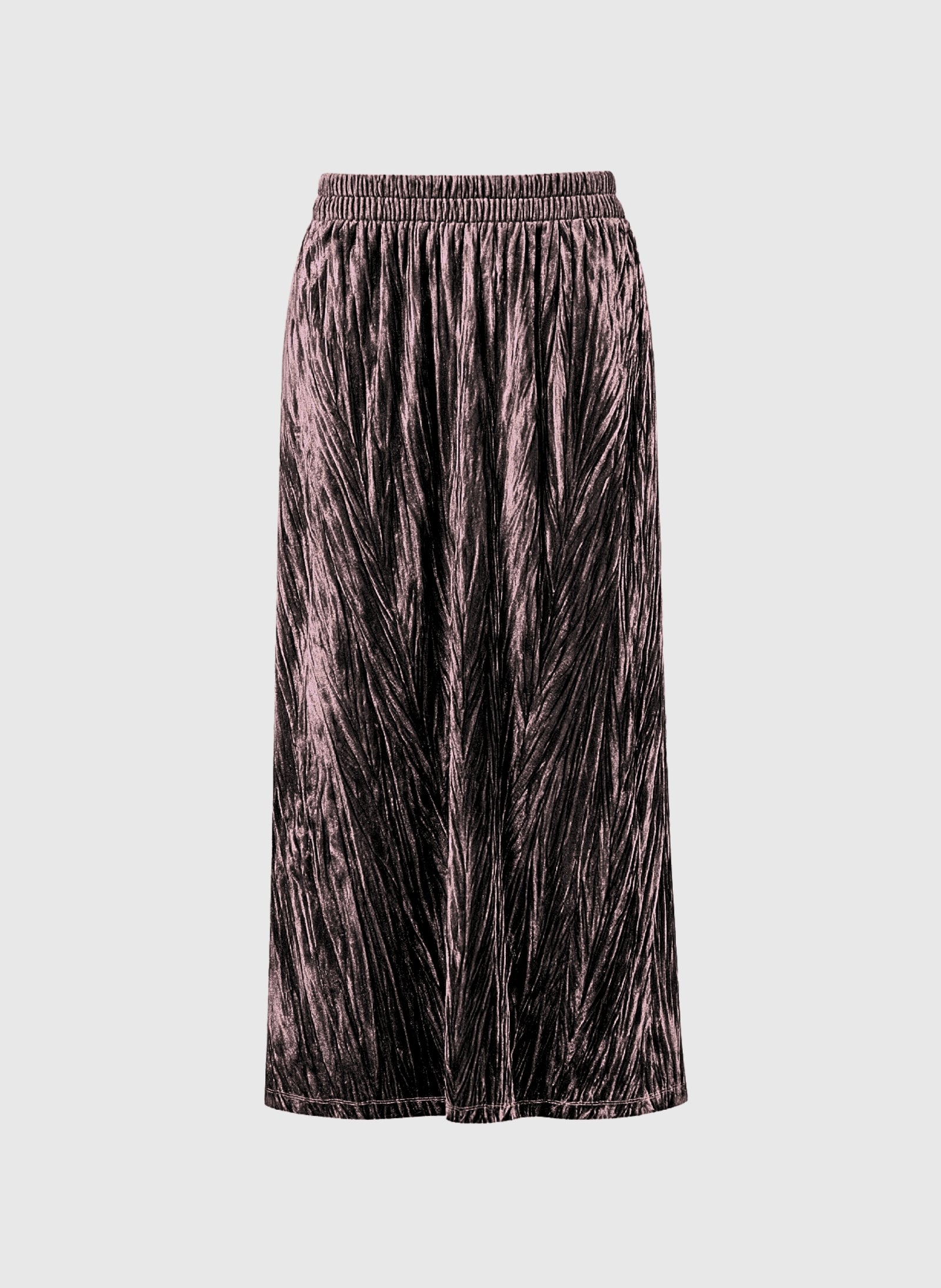 JUPE MIDI JANAIS marron