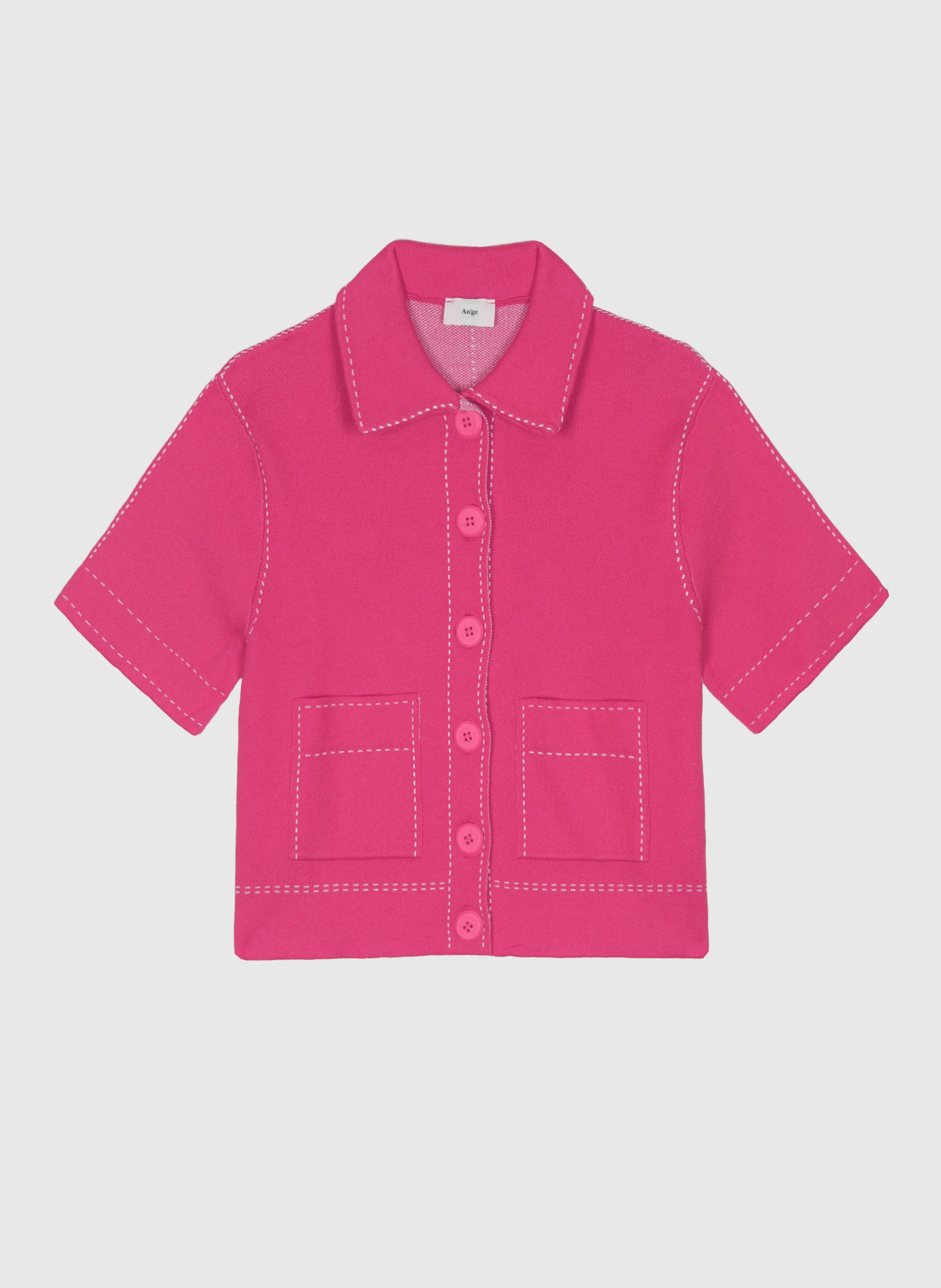 GILET LEBILLY fushia