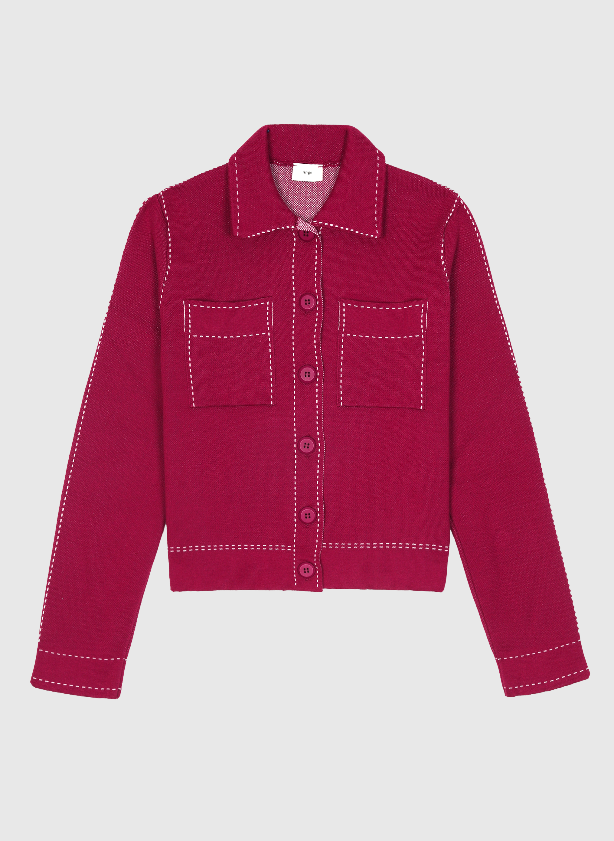 GILET LECLINT bordeaux