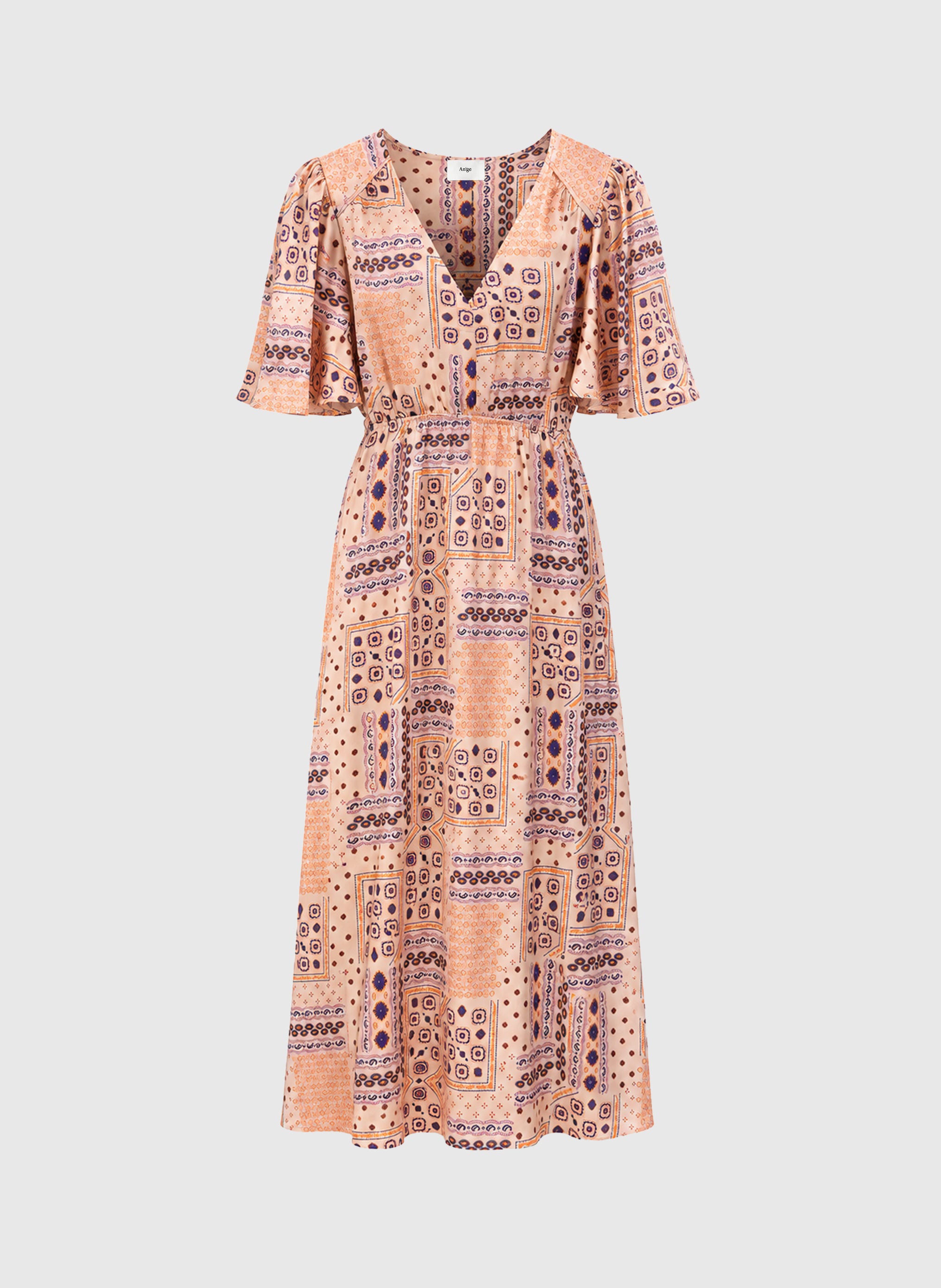 ROBE MIDI MELODILA tifania ecru