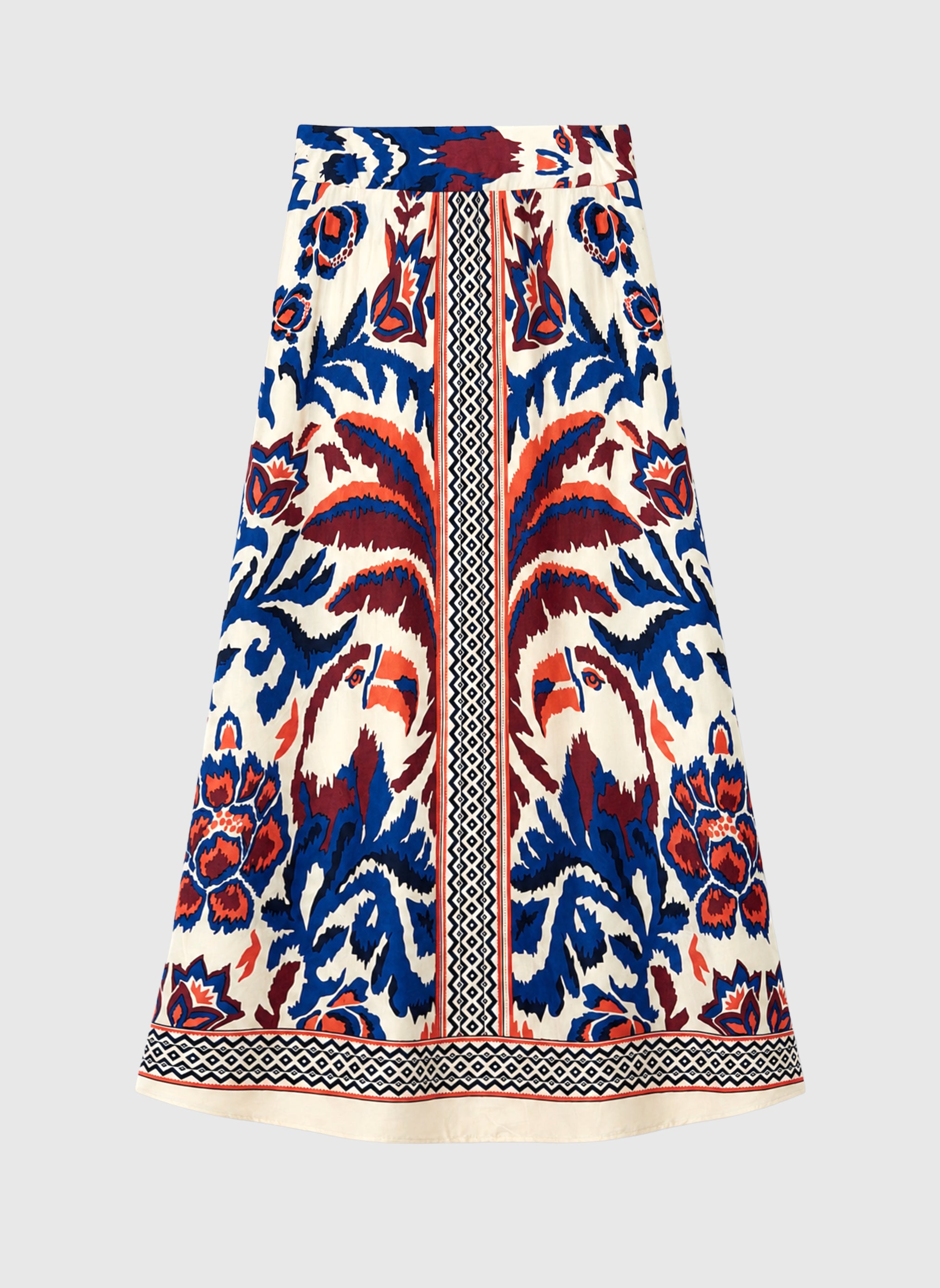 JUPE LONGUE ROBINETA galatea bleu