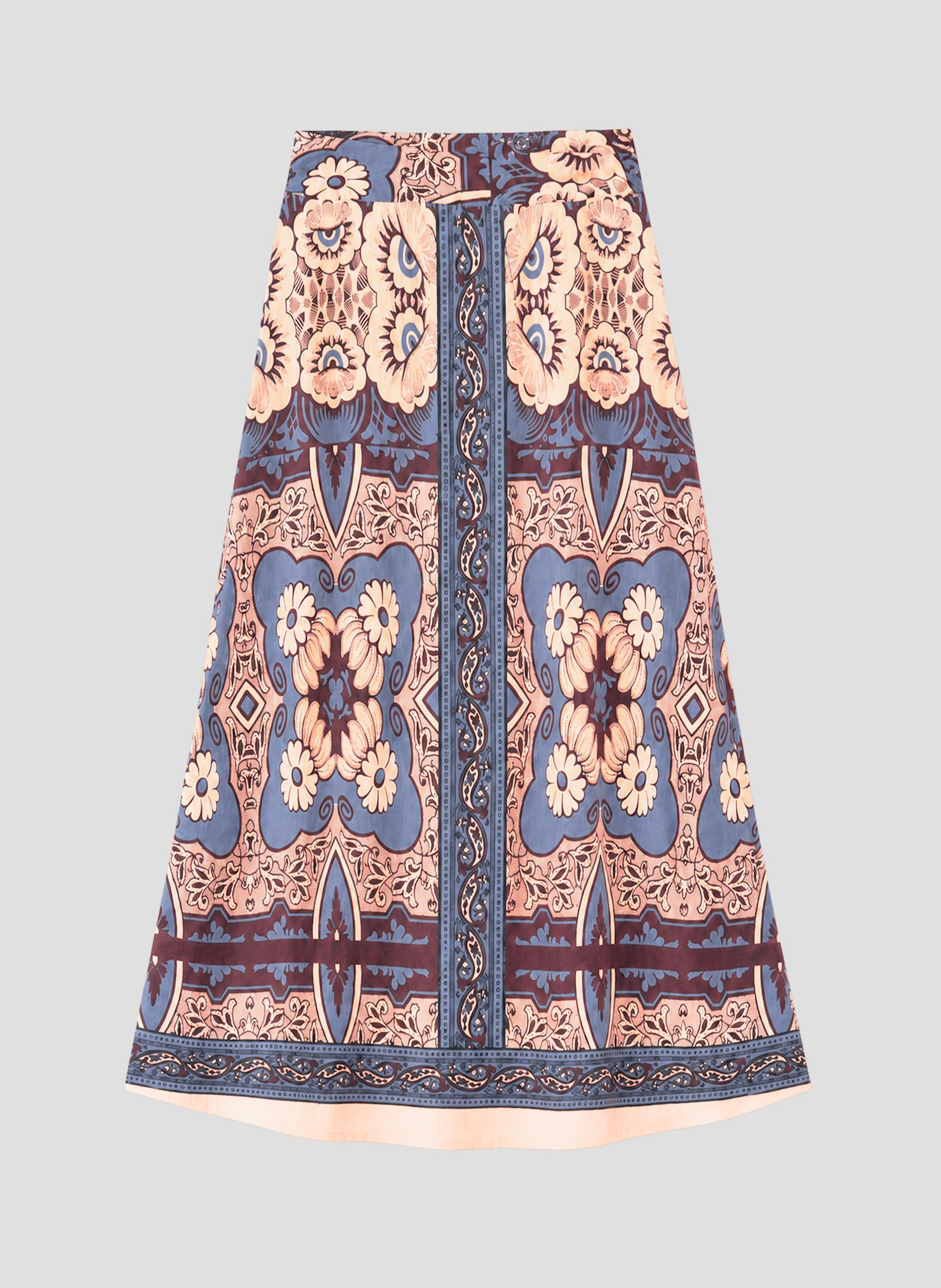 JUPE LONGUE ROBINETA vitali bleu