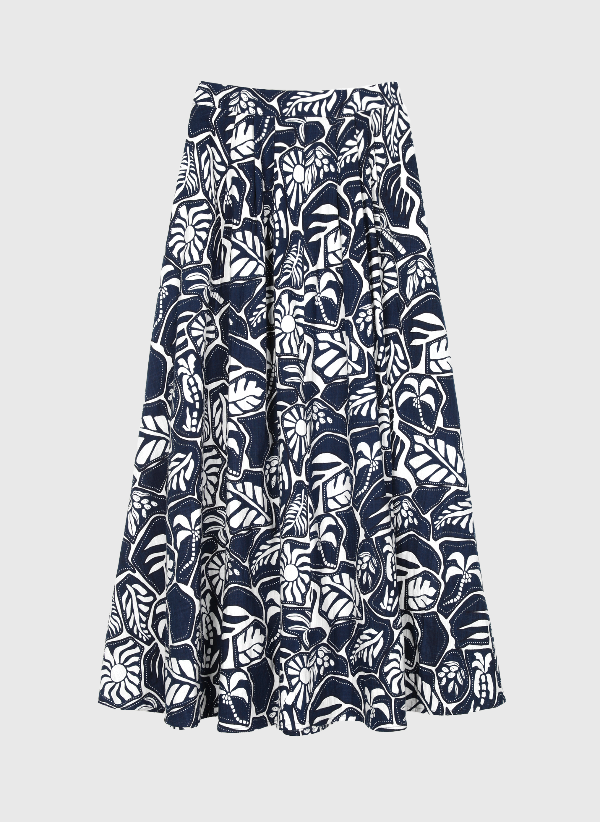 JUPE LONGUE RYSHEA palouka bleu