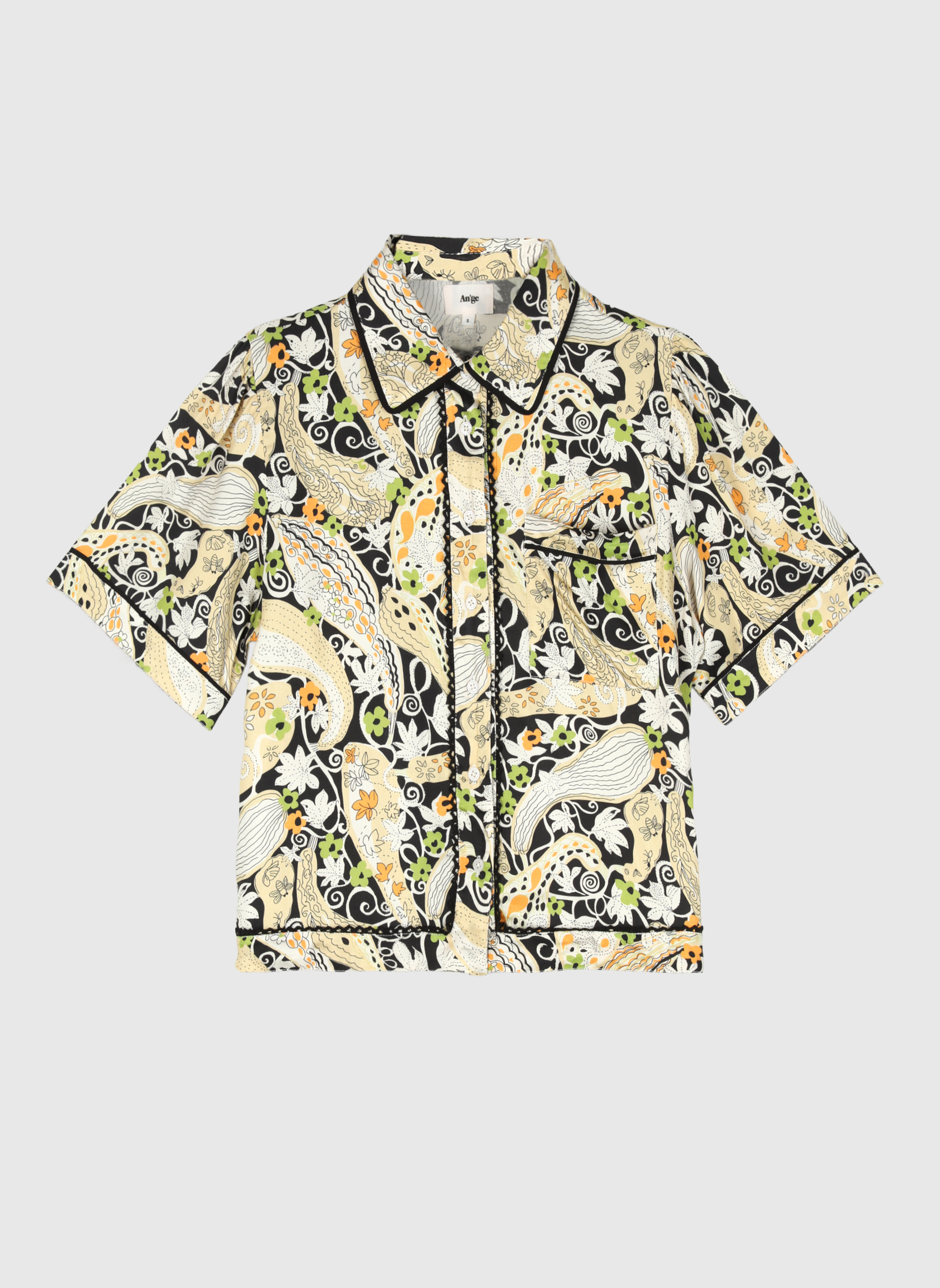 CHEMISE SARIEL melancolia noir