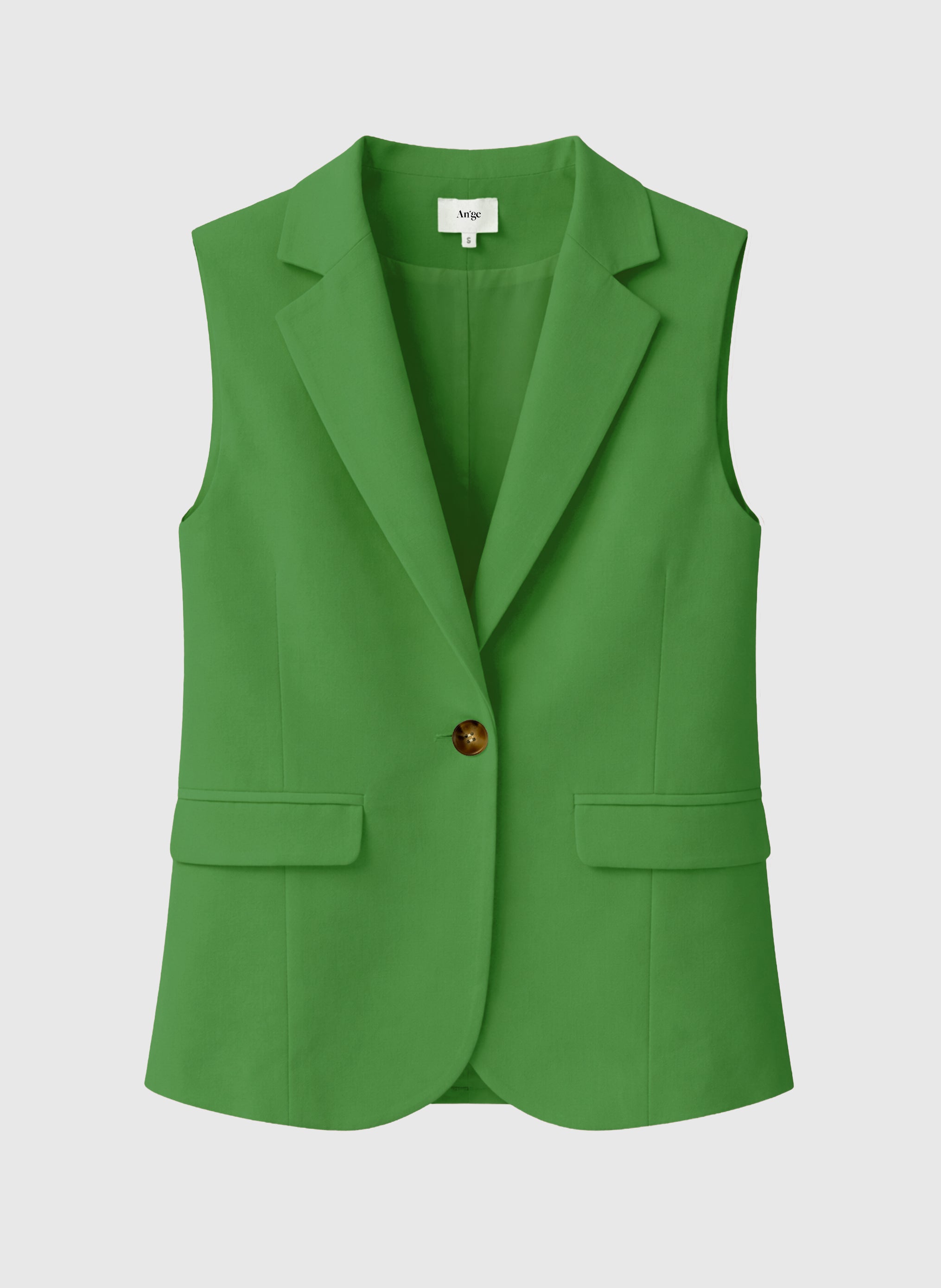 VESTE SANS MANCHES ZAKARITA pomme