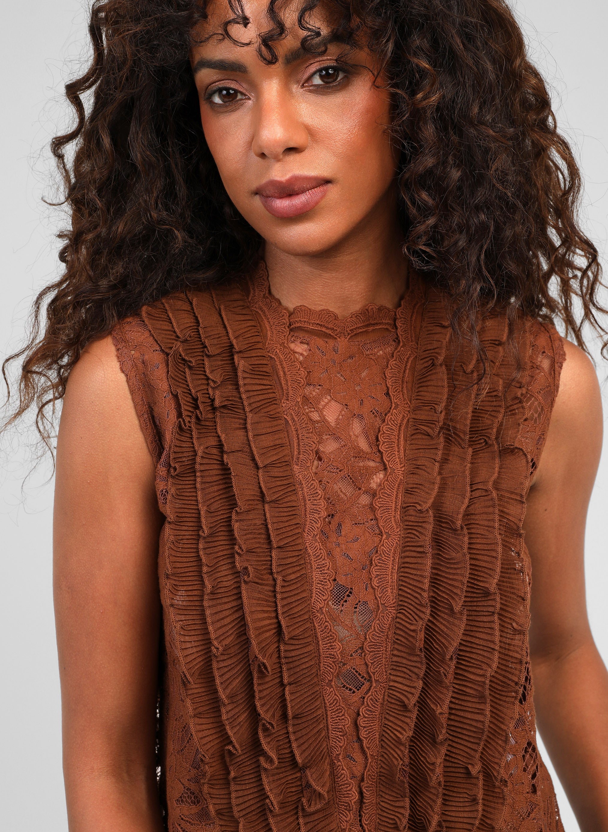 TOP SOLIMA marron