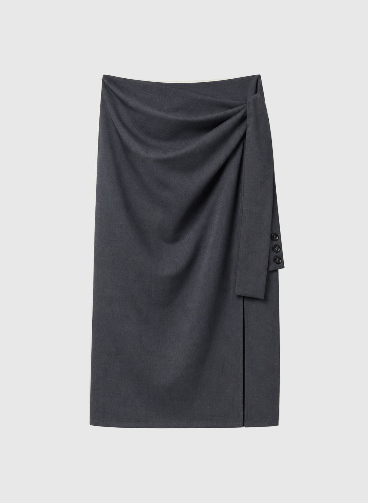 JUPE MIDI JADOMA anthracite