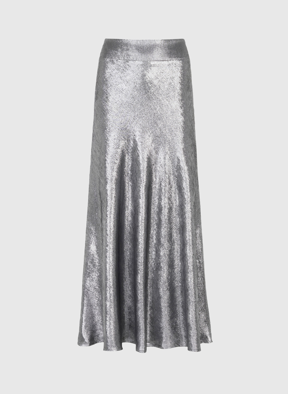 JUPE MIDI JANYRA argent