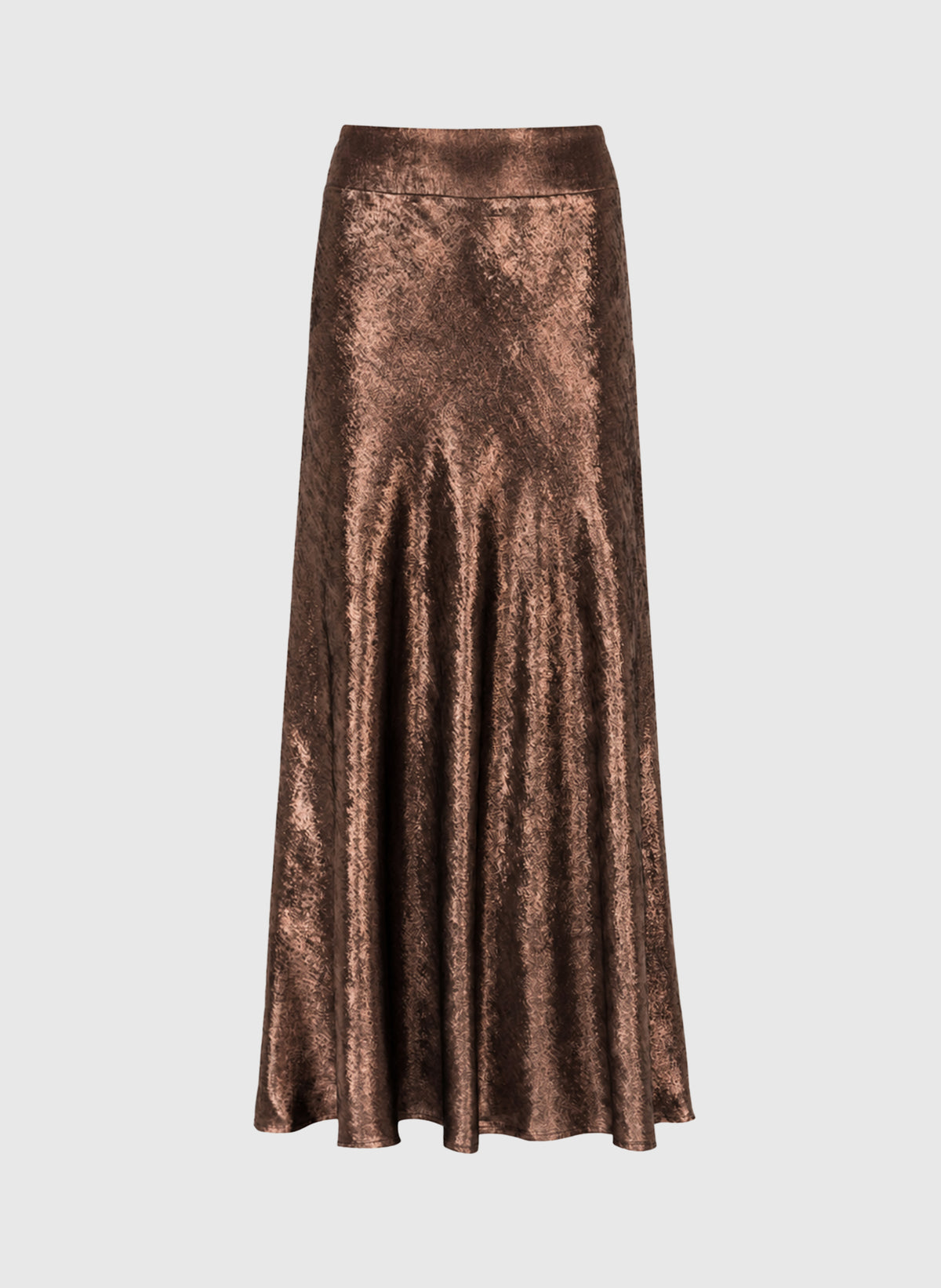 JUPE MIDI JANYRA marron