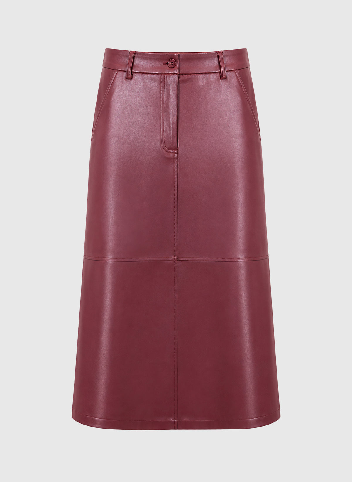 JUPE MIDI JOURIA rouge