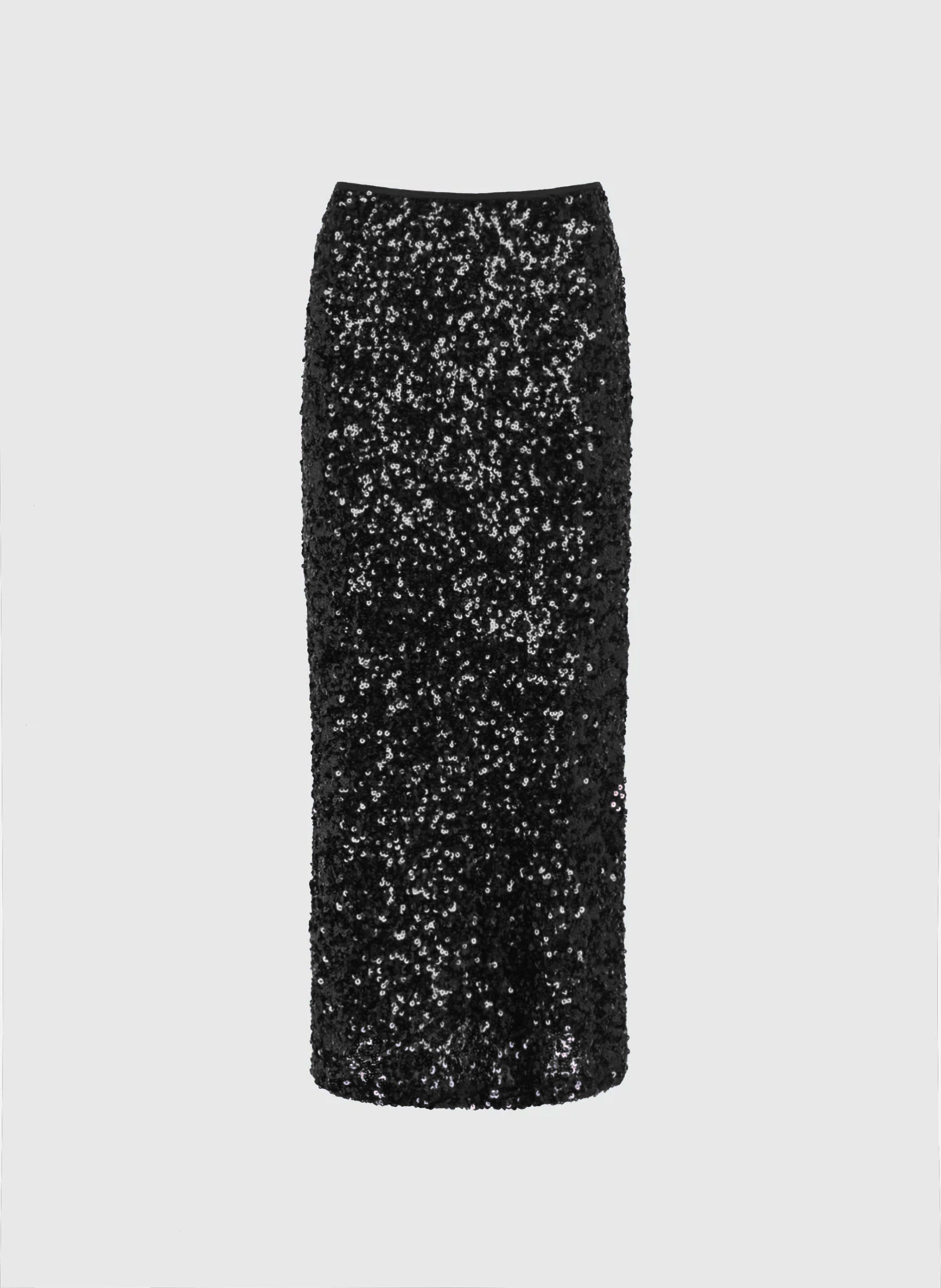 JUPE MIDI JURYFANA noir