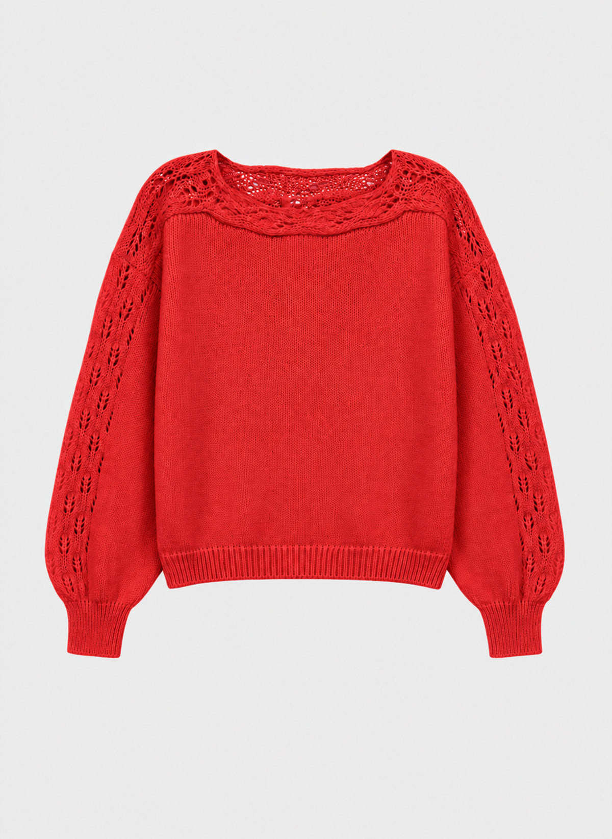 PULL LUCINDY rouge