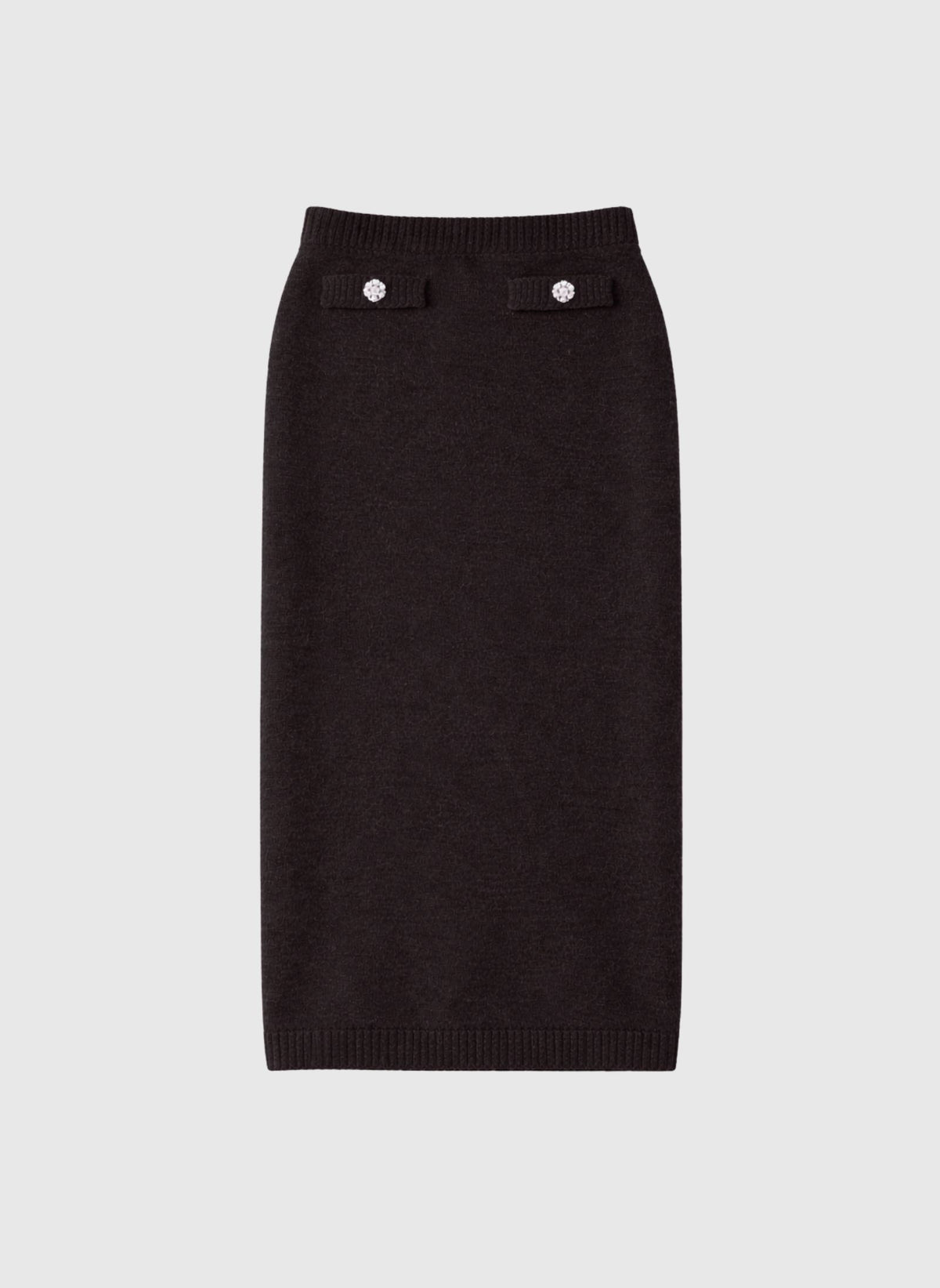 JUPE LONGUE NALONI charbon