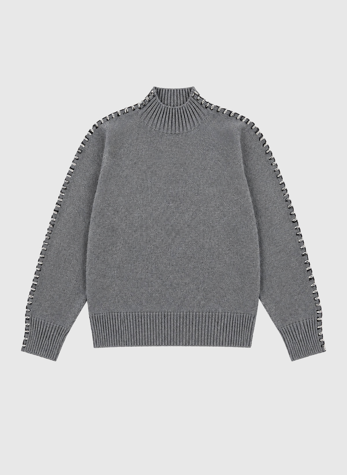 PULL NISSAMA gris chiné