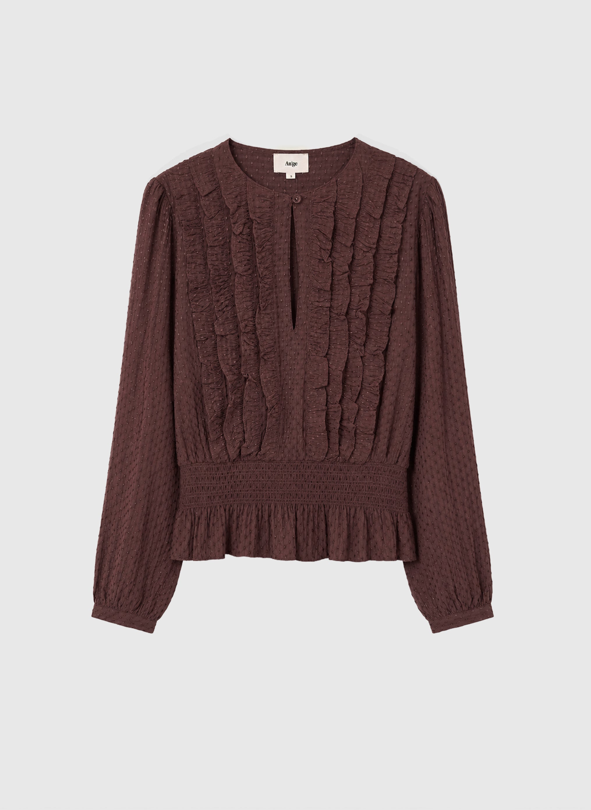 BLOUSE SADIANE marron