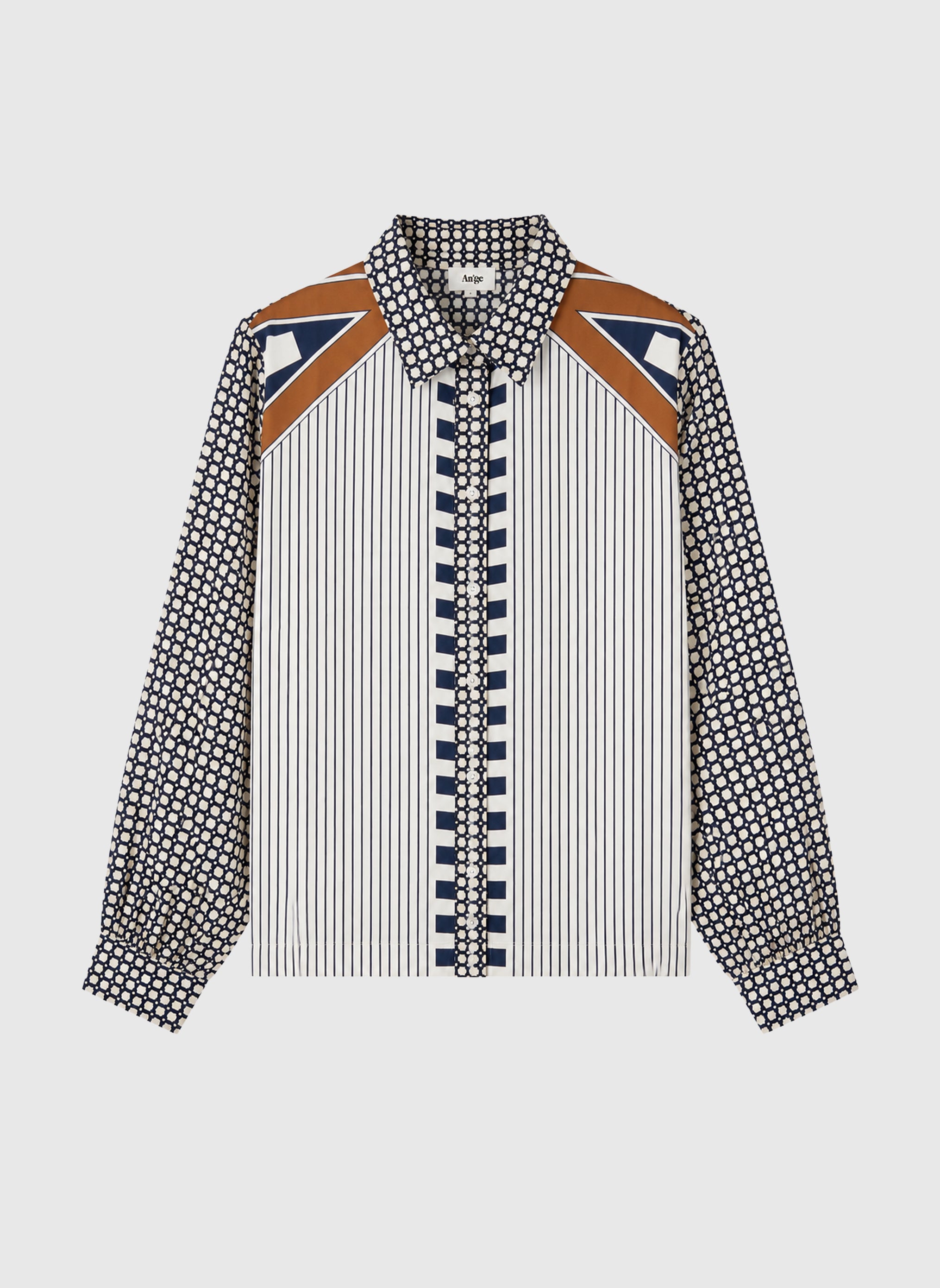 CHEMISE SHANONIE graphilo ecru