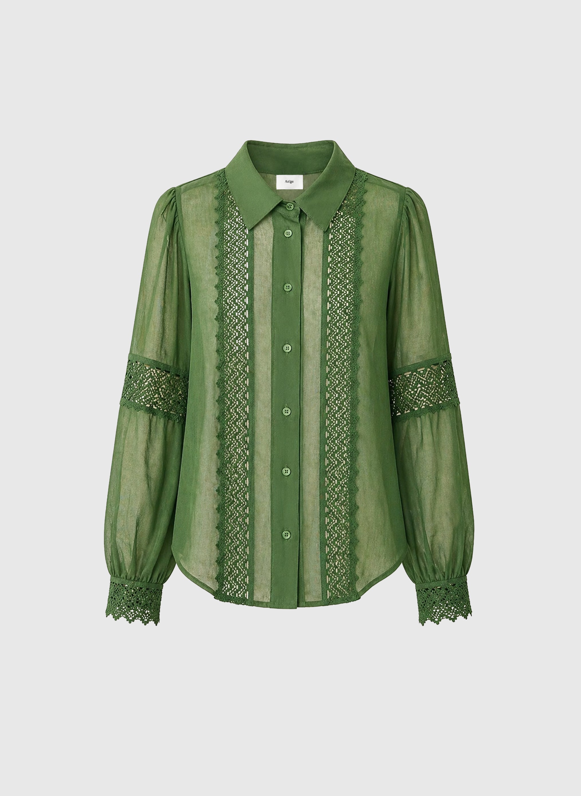 CHEMISE SIDONY vert