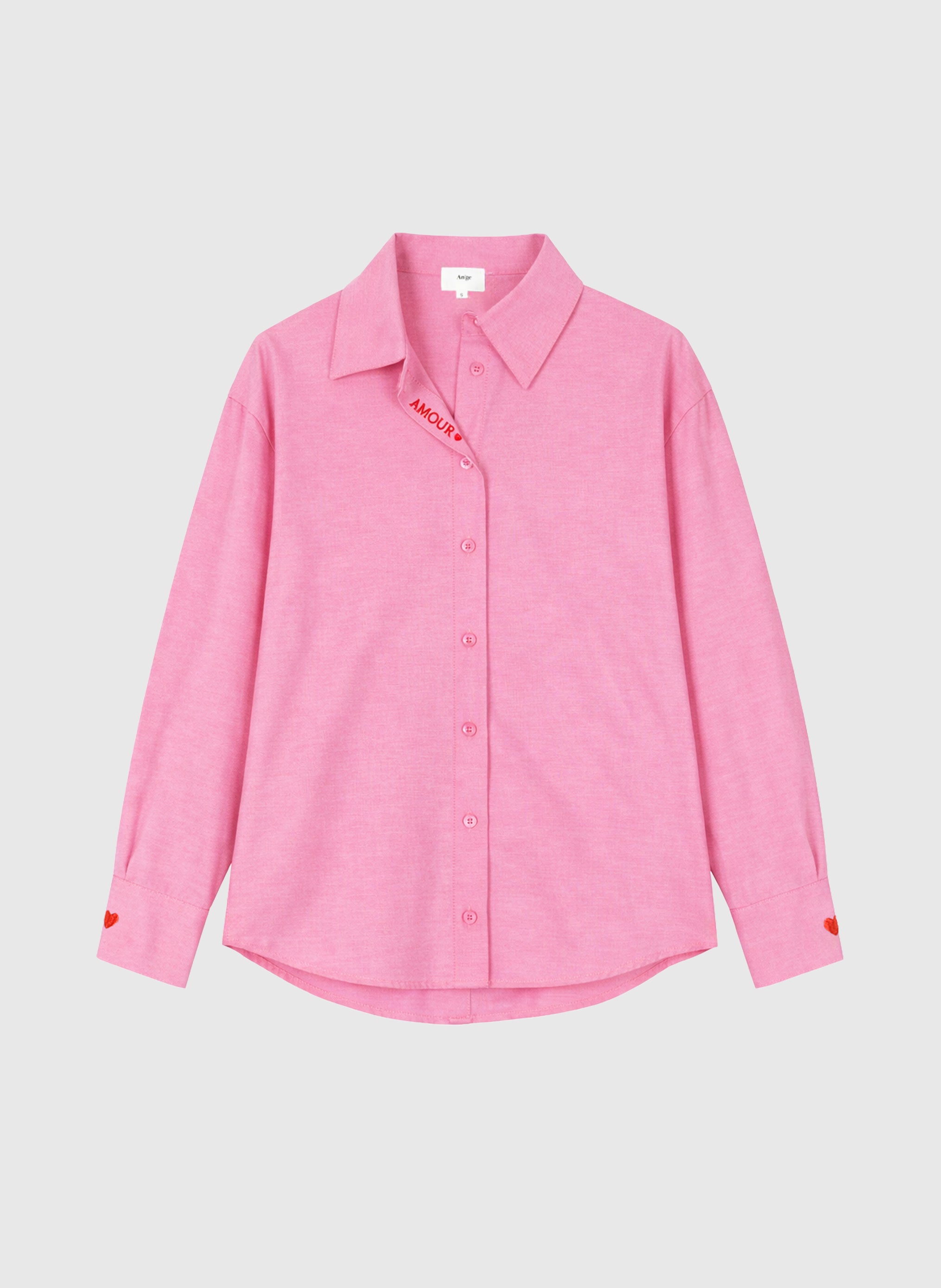 CHEMISE AIMALY rose