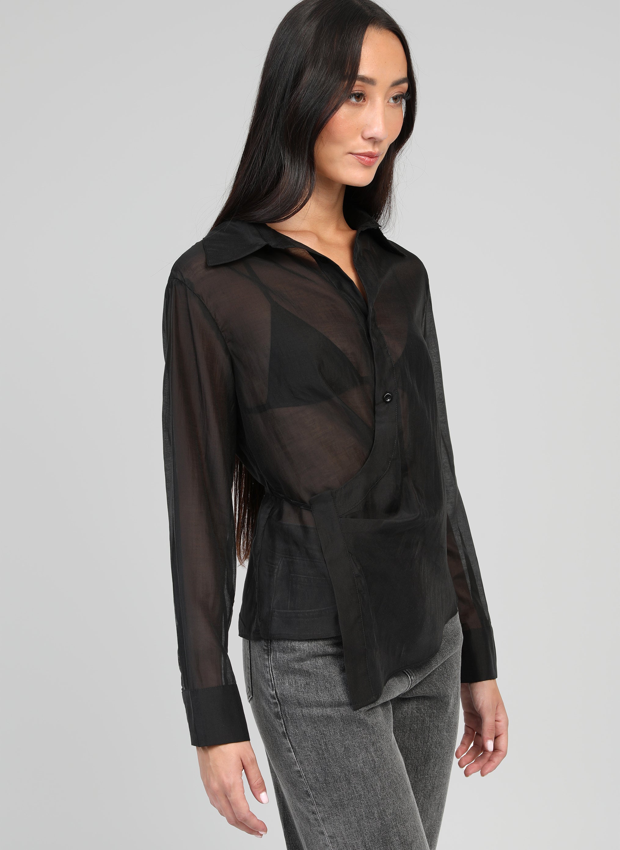 CHEMISE AIMA noir