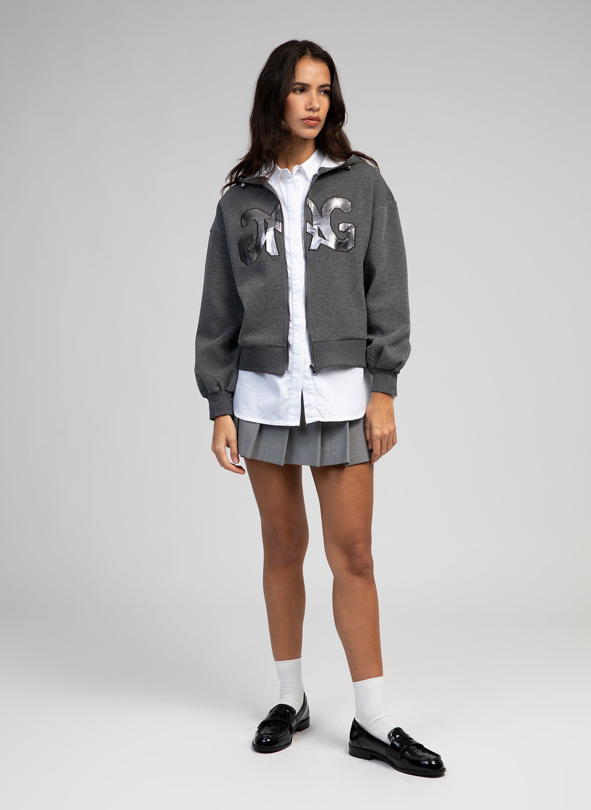 SWEAT AKARAN gris chiné