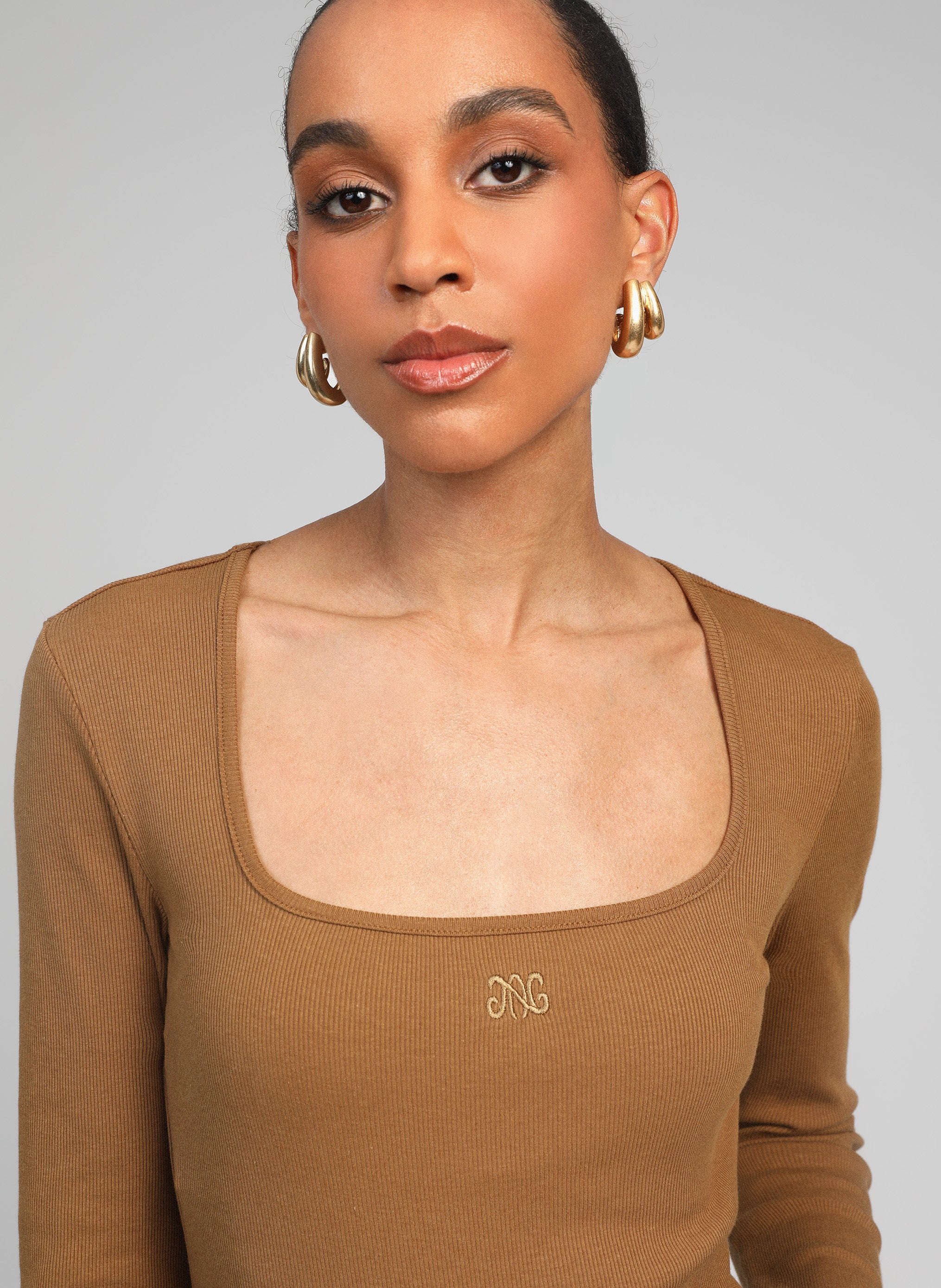 AKCEL T-SHIRT hazelnut