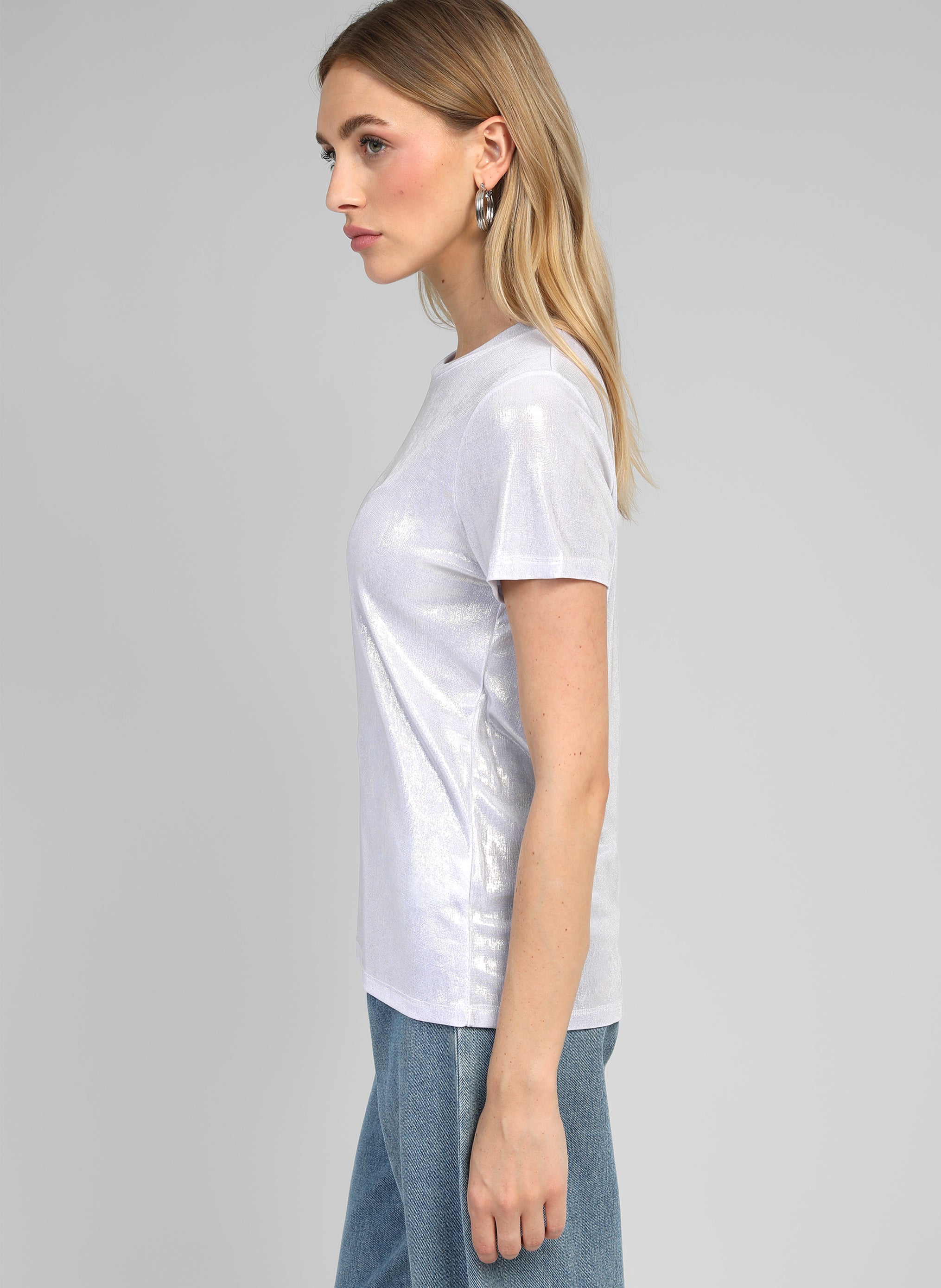 T-SHIRT ALIZEANI nacre