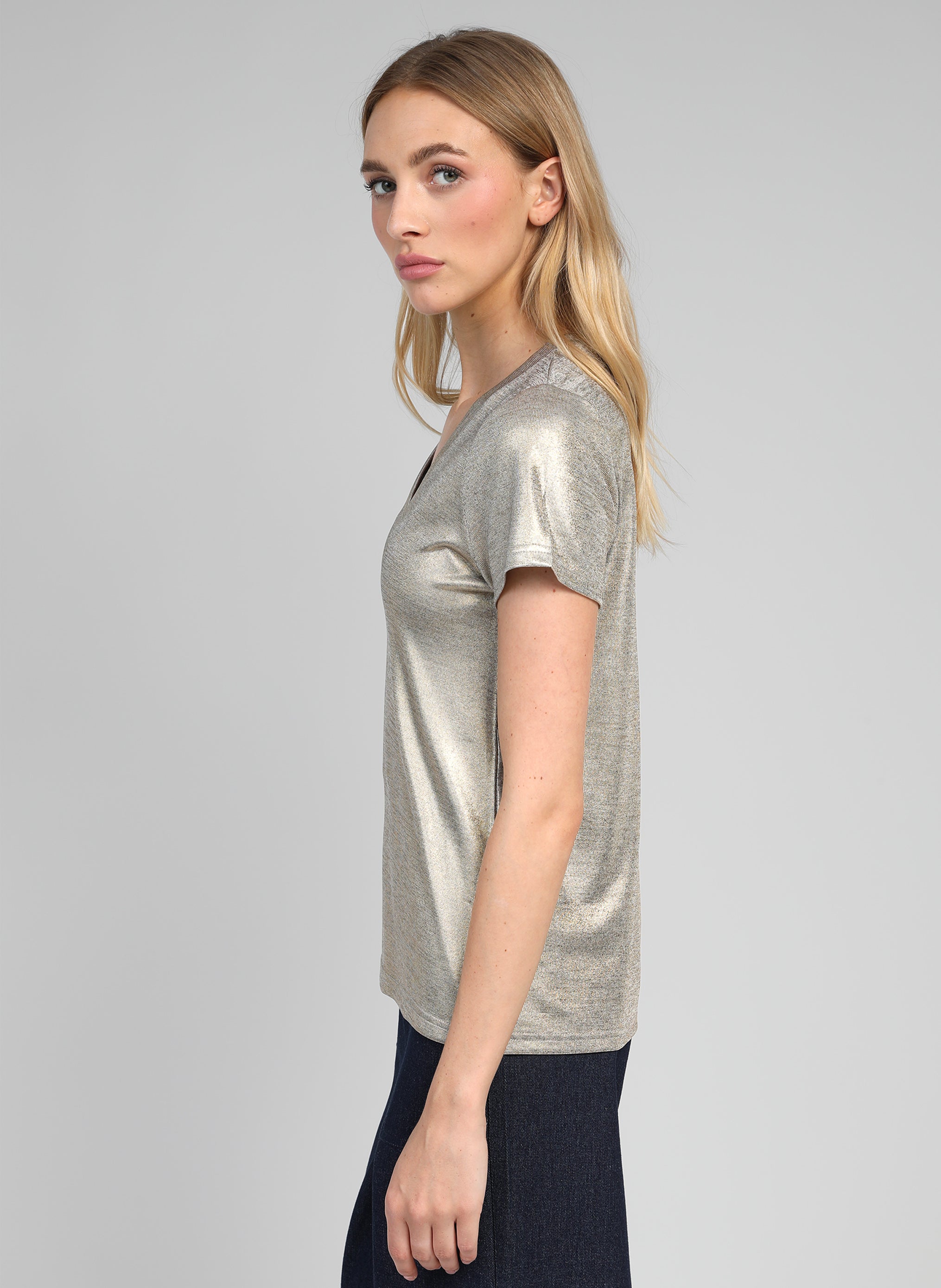 T-SHIRT ALIZELY gold