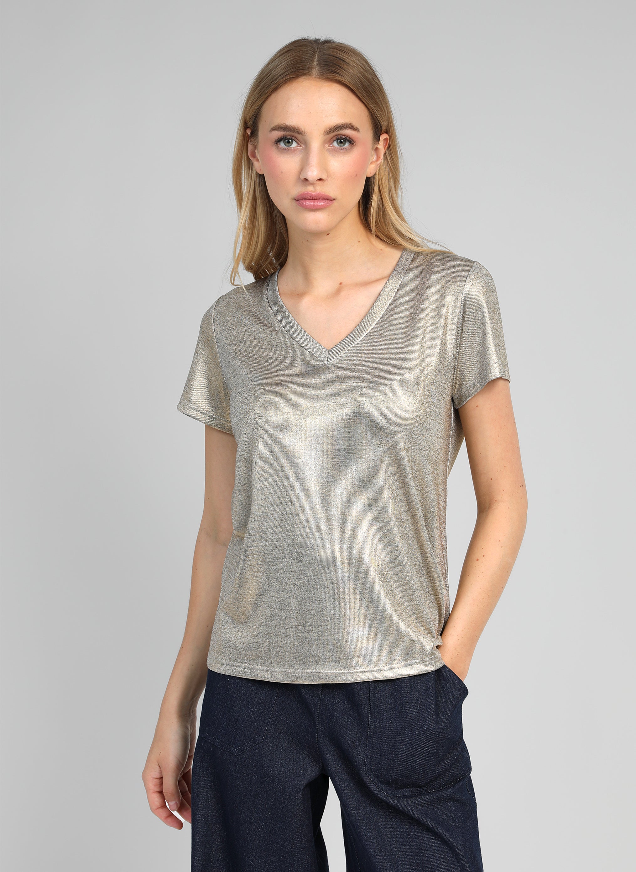 T-SHIRT ALIZELY gold