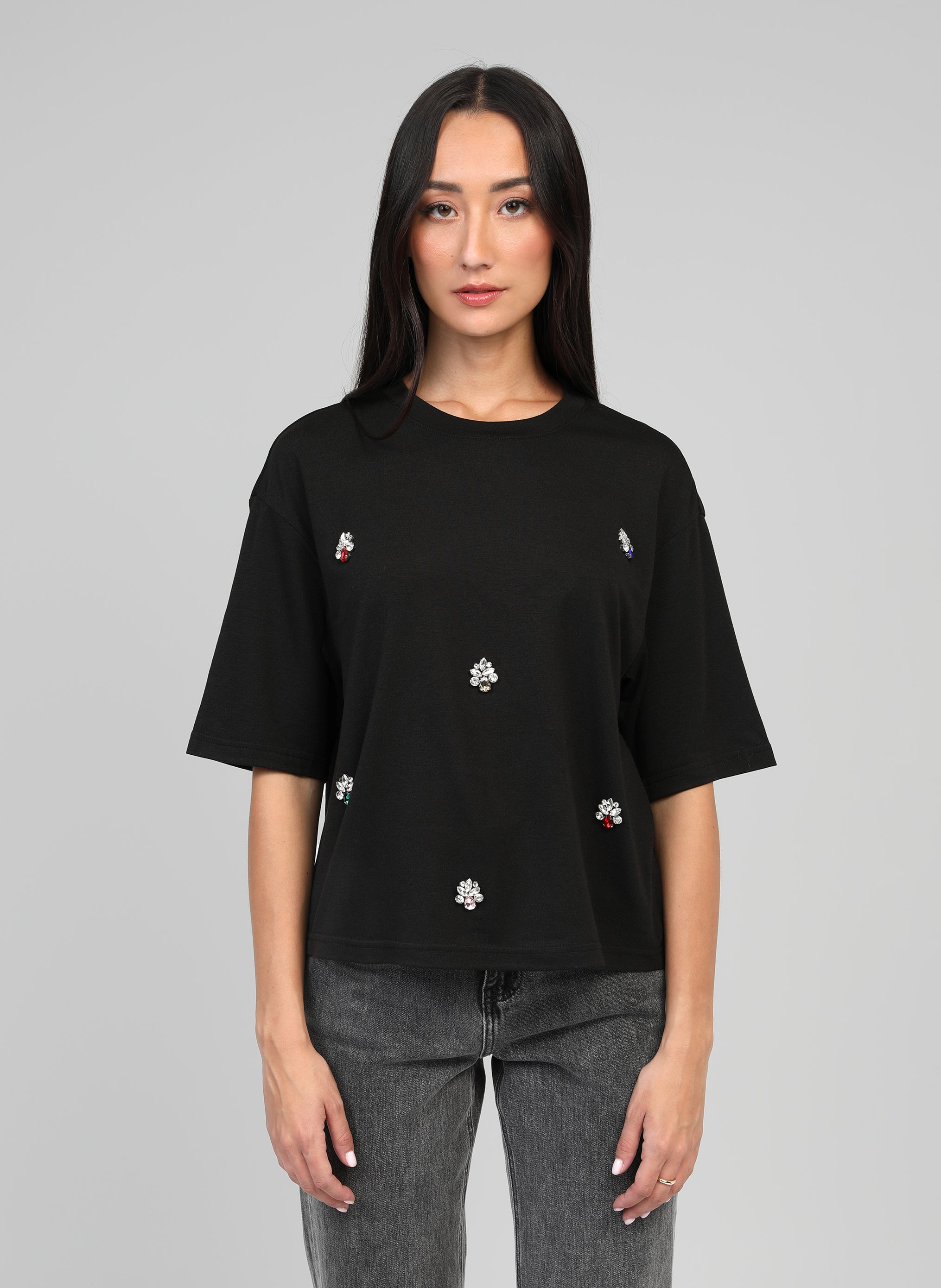 T-SHIRT AMARINA noir