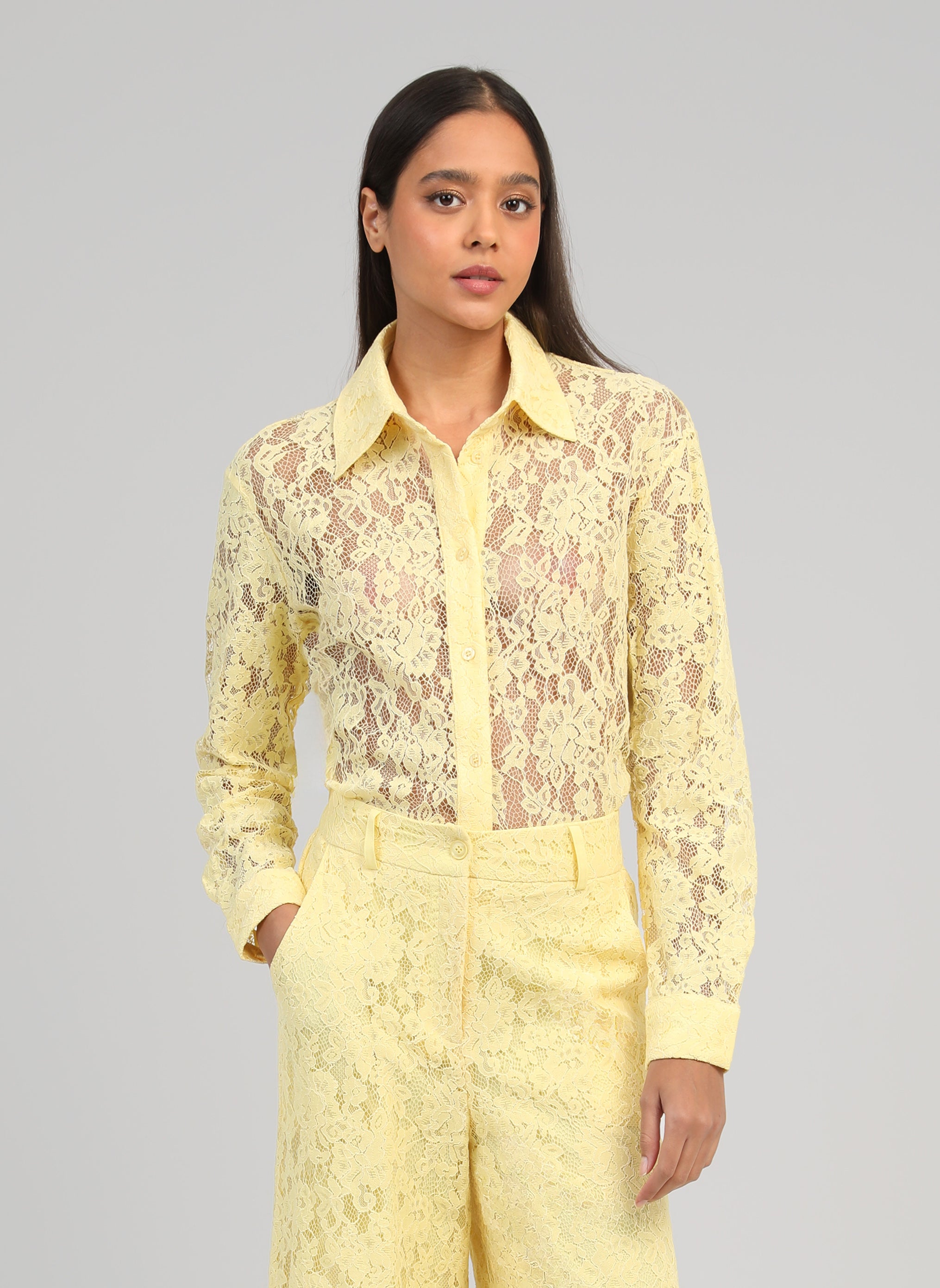 CHEMISE AMOLINA jaune