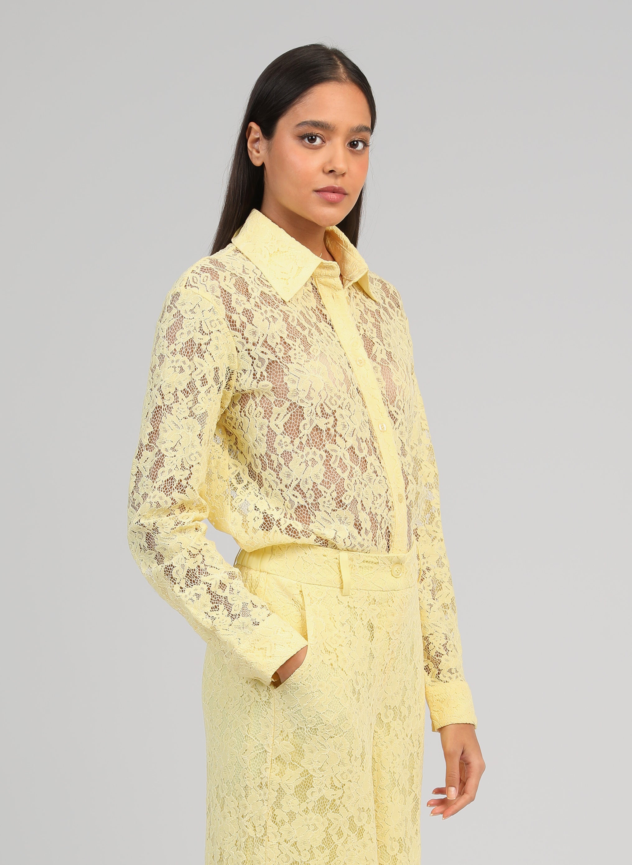 CHEMISE AMOLINA jaune