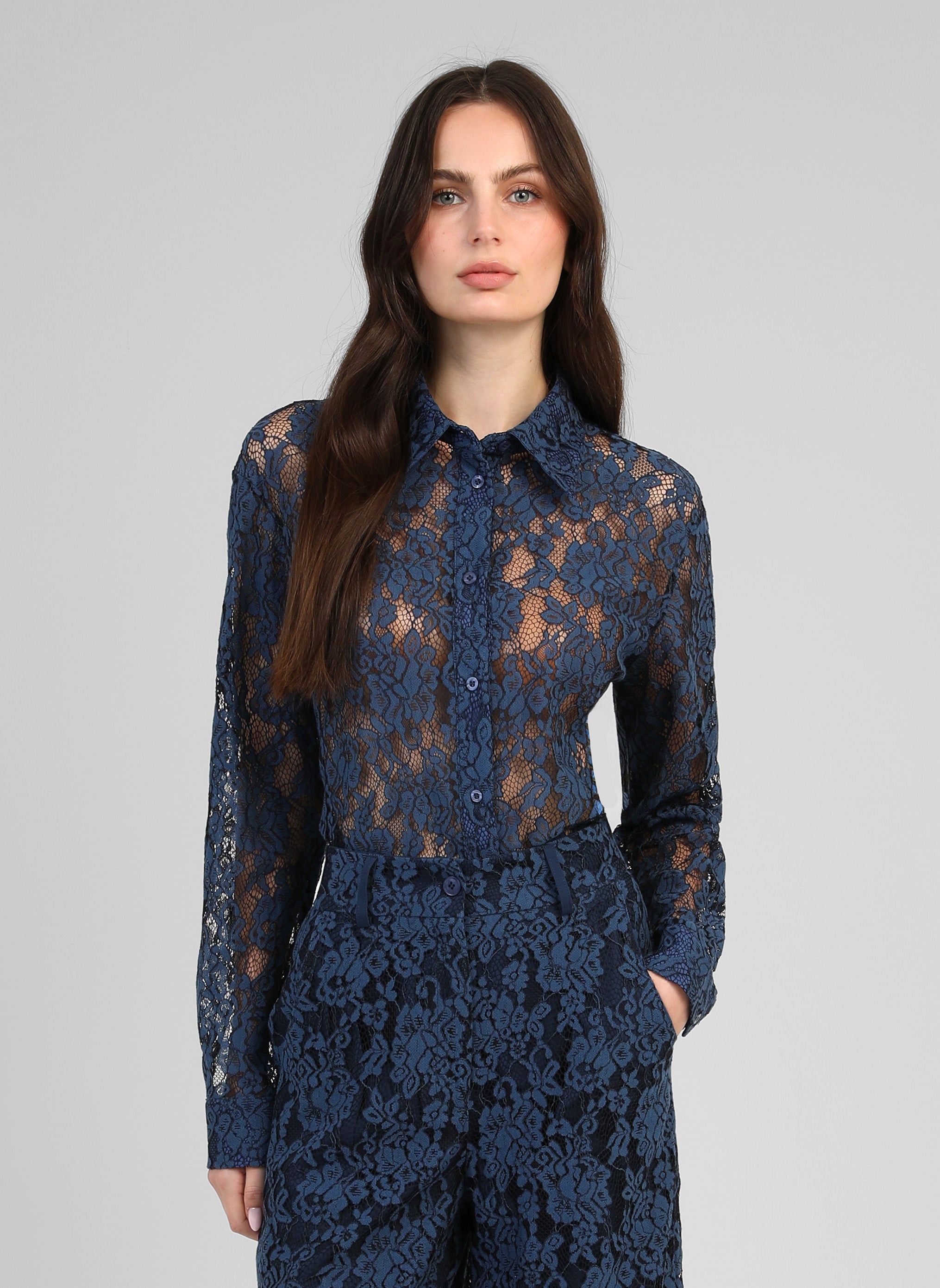 CHEMISE AMOLINA marine