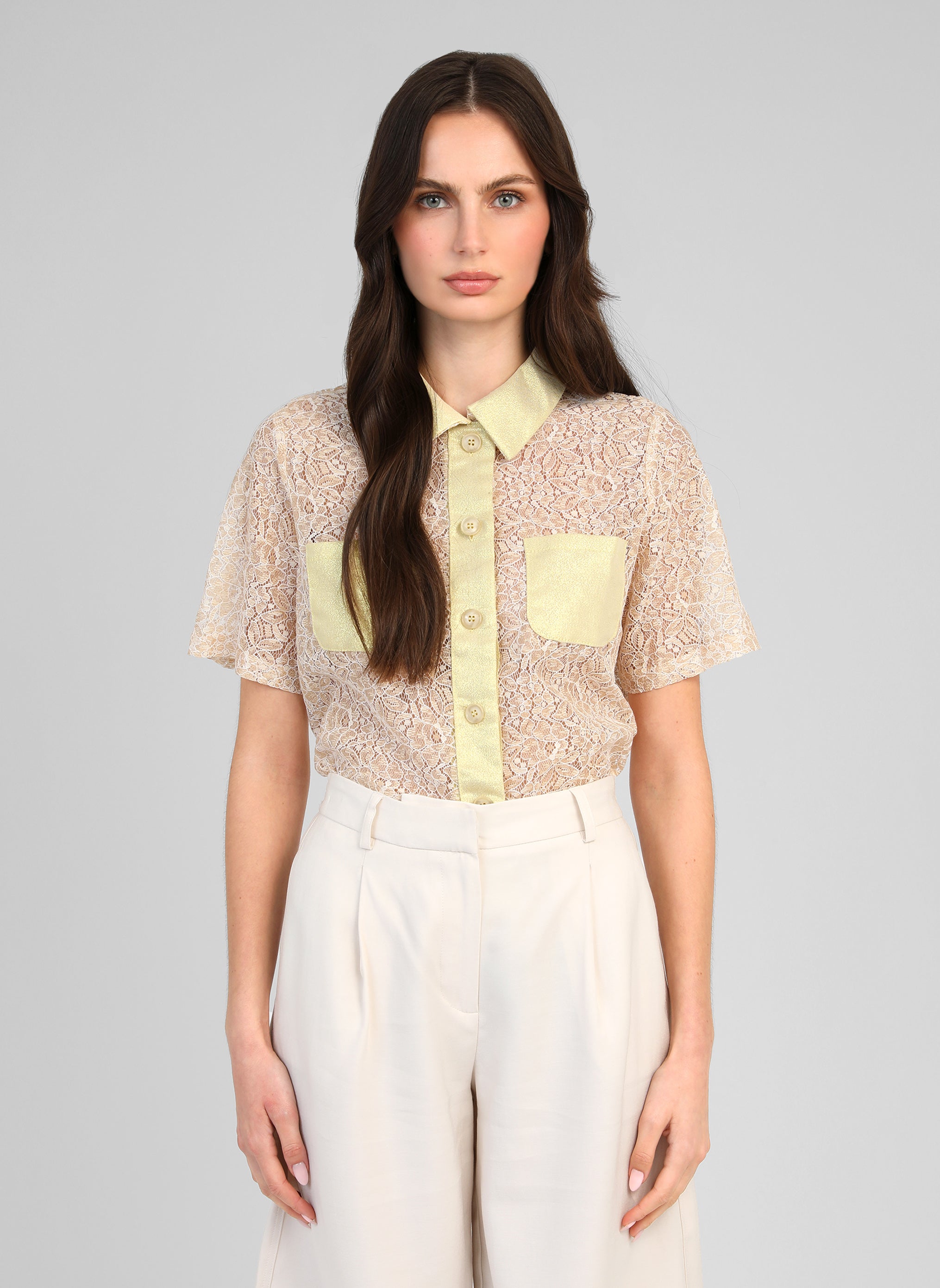 CHEMISE ATIMIO gold