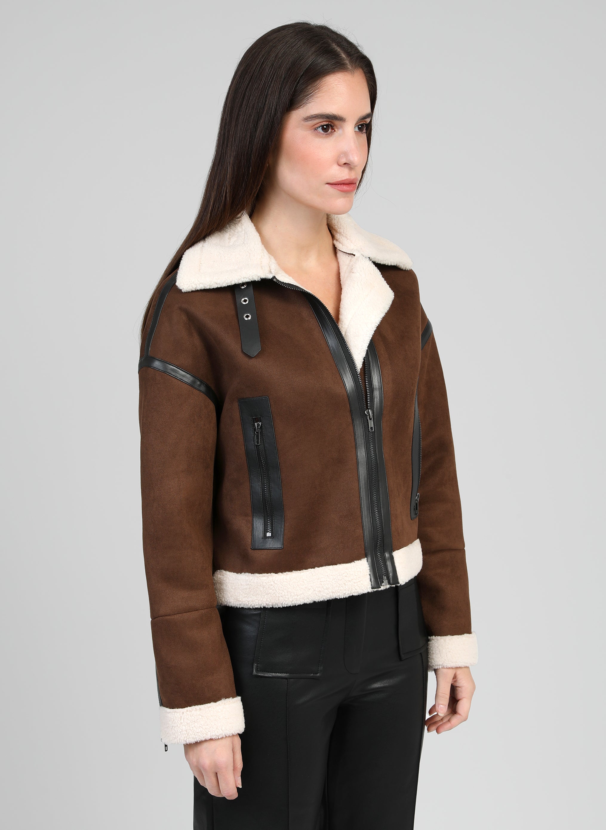 BLOUSON CALAO chocolat