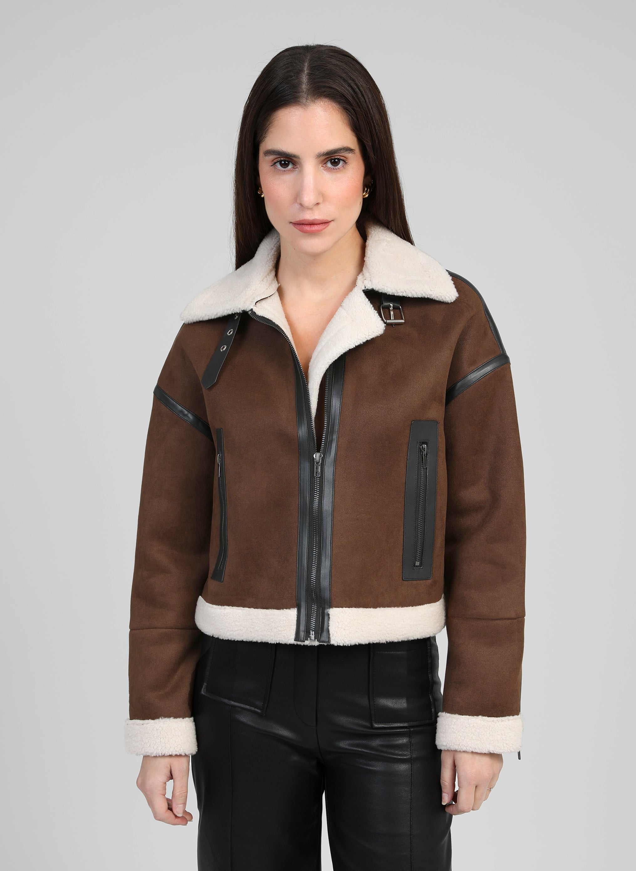 BLOUSON CALAO chocolat