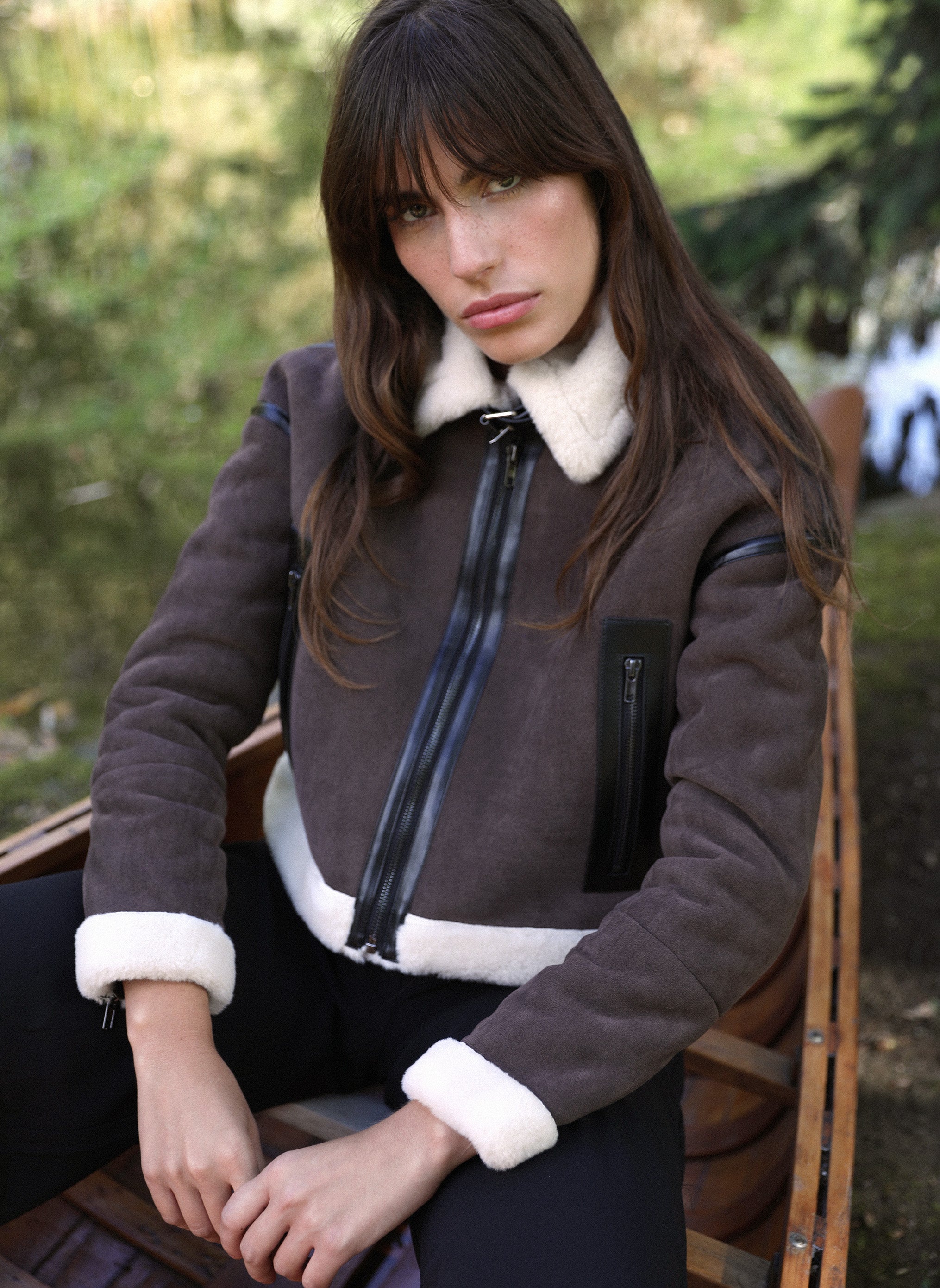 BLOUSON CALAO chocolat