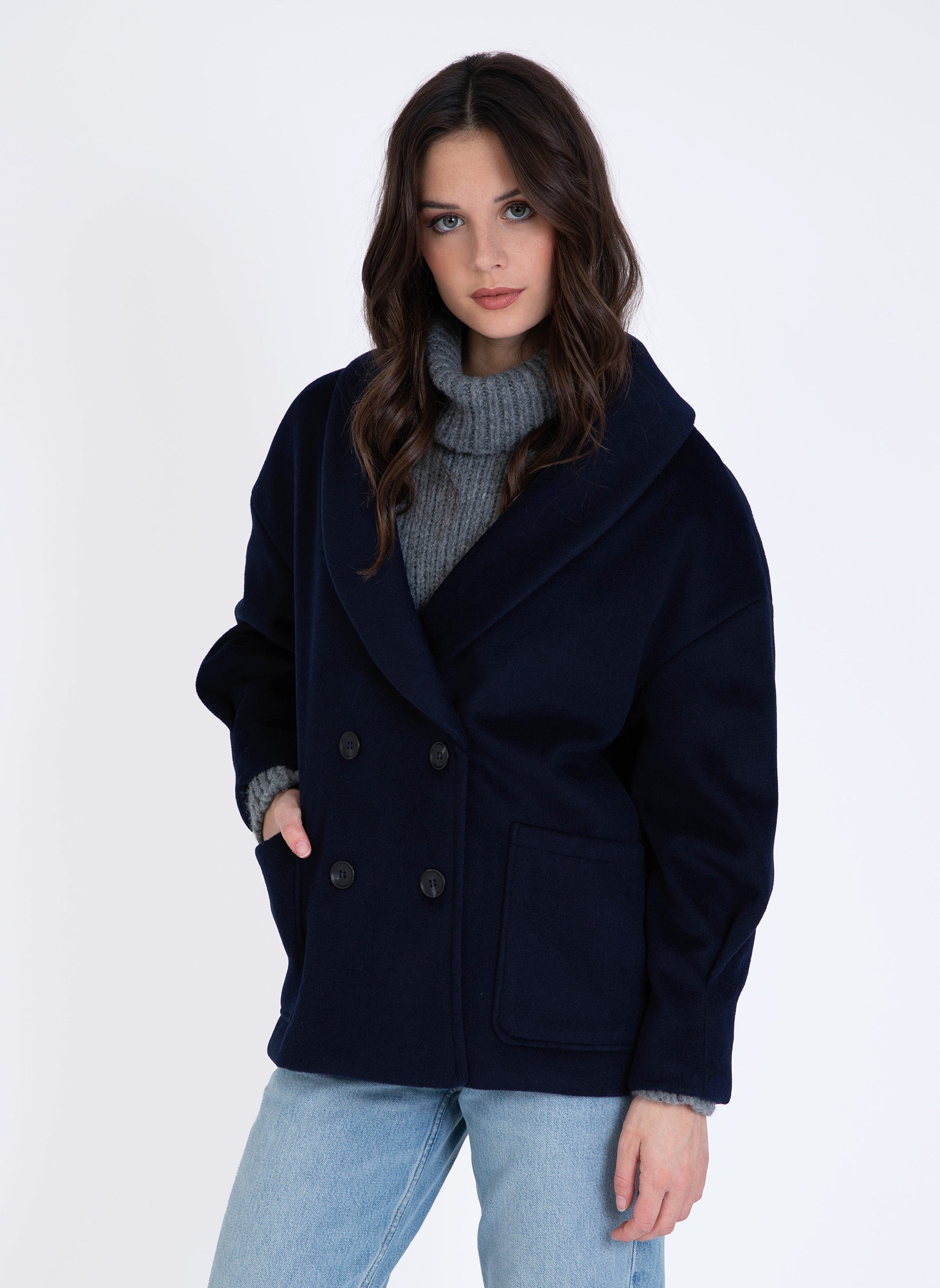 MANTEAU CALISTA amiral