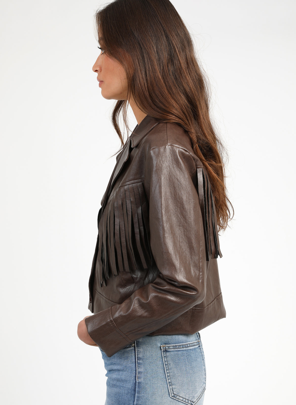 CASSIDY JACKET, coffee