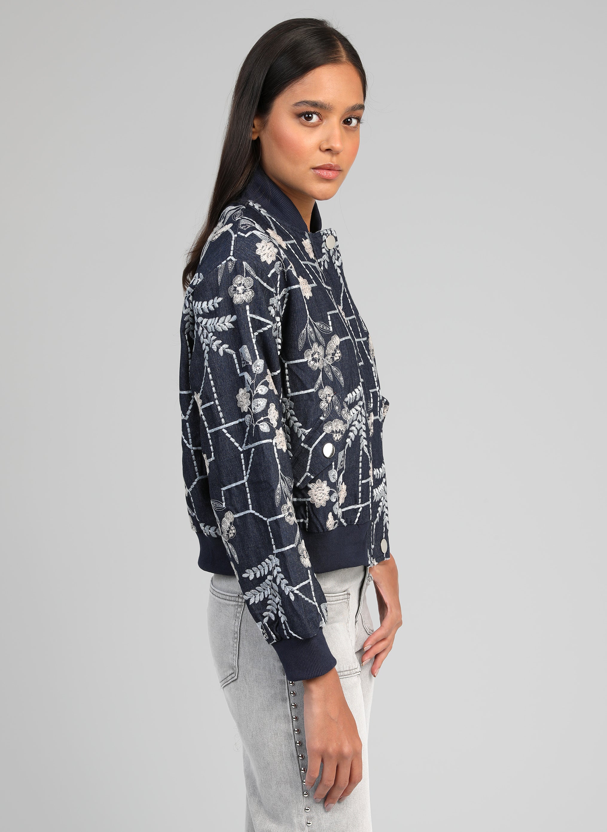 VESTE CASSYDENIM indigo