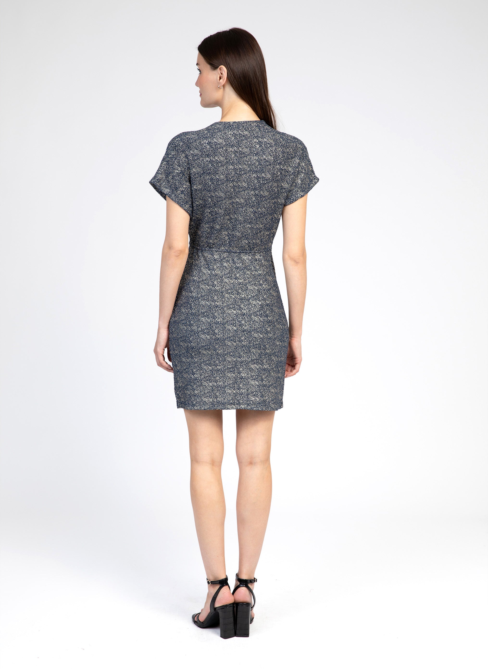 ROBE COURTE ELANA marine