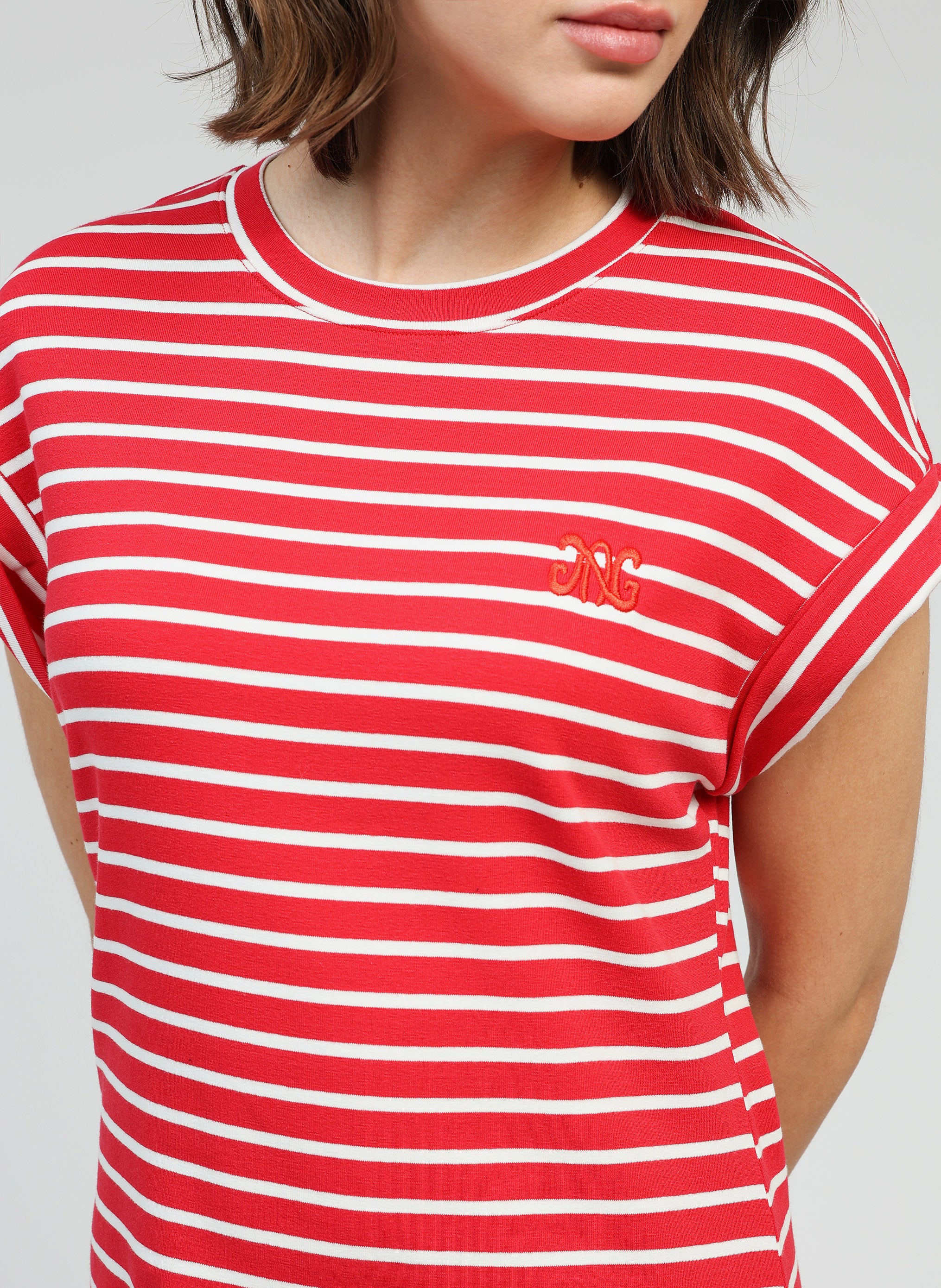 ENOHA MIDI DRESS red