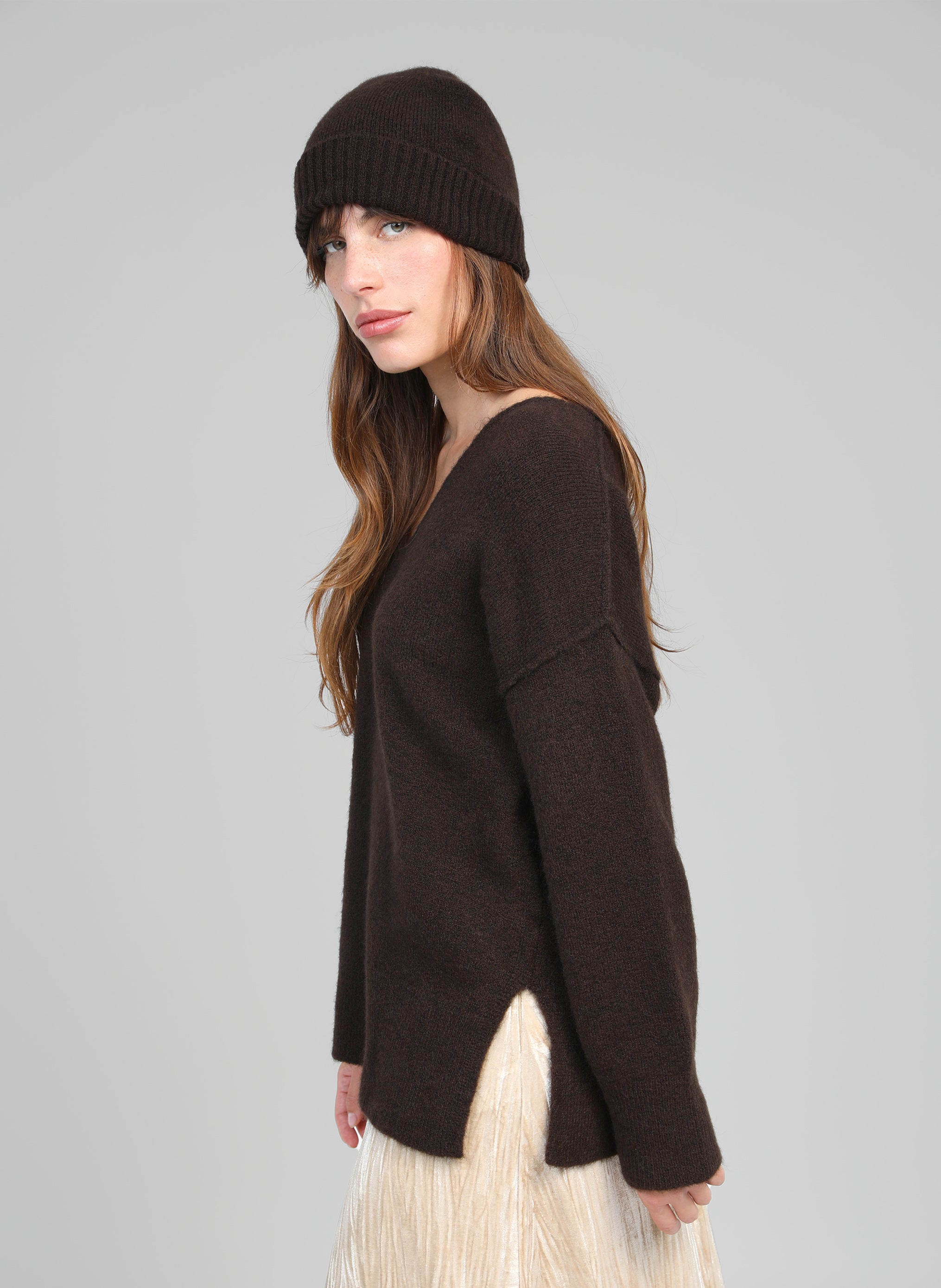 BONNET FANNY chocolat