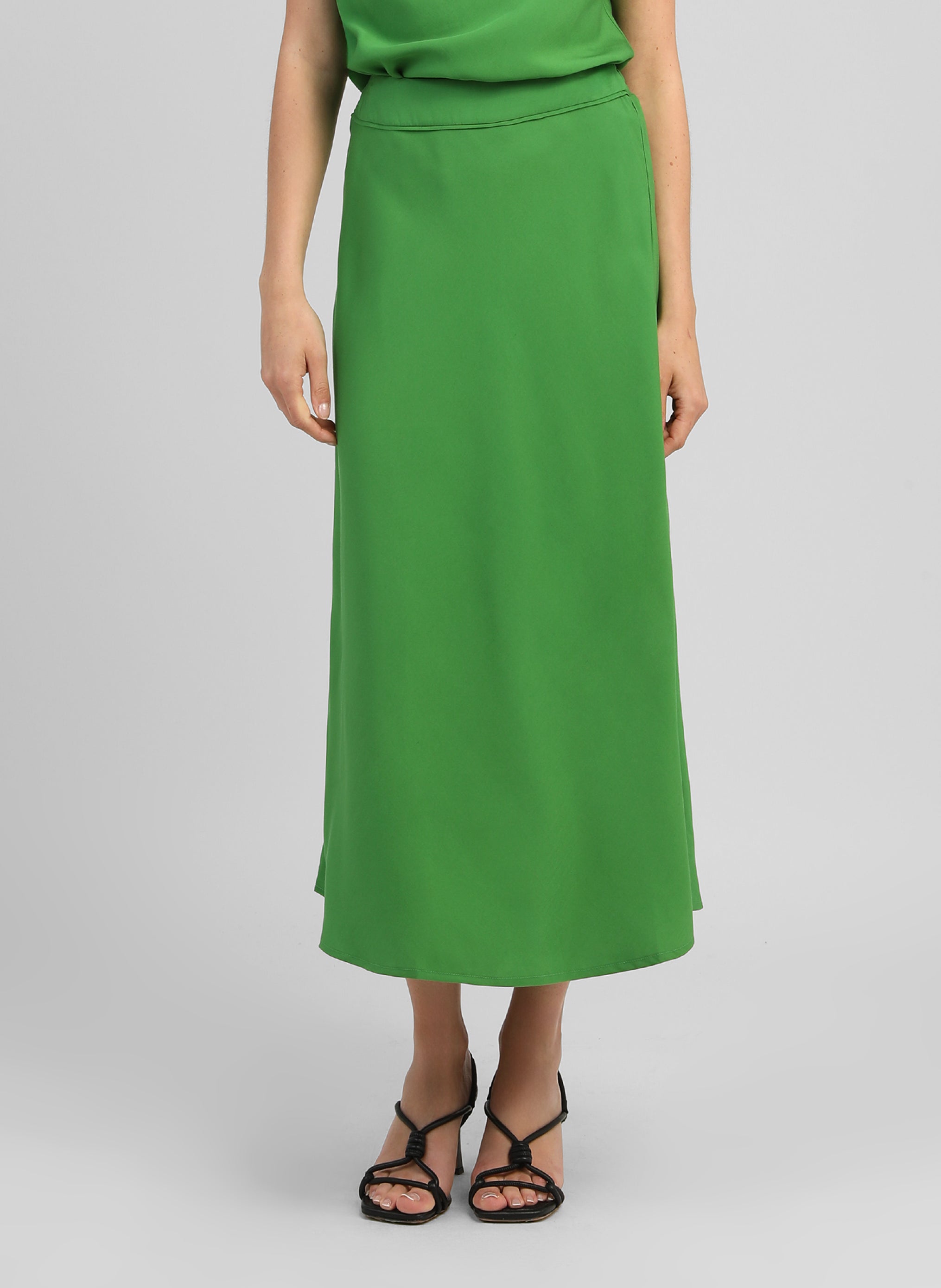 FALDA MIDI GABITA color manzana
