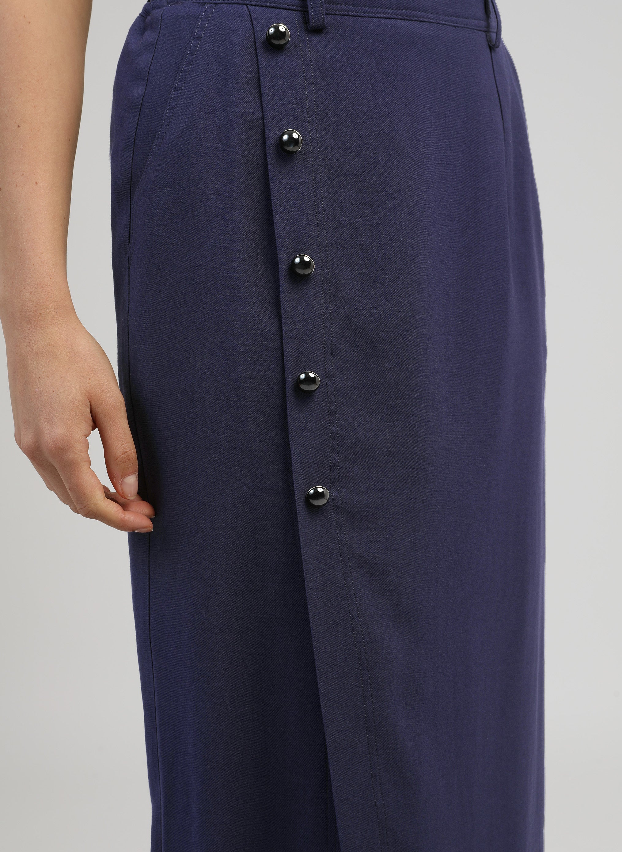 JUPE MIDI GAELLA marine