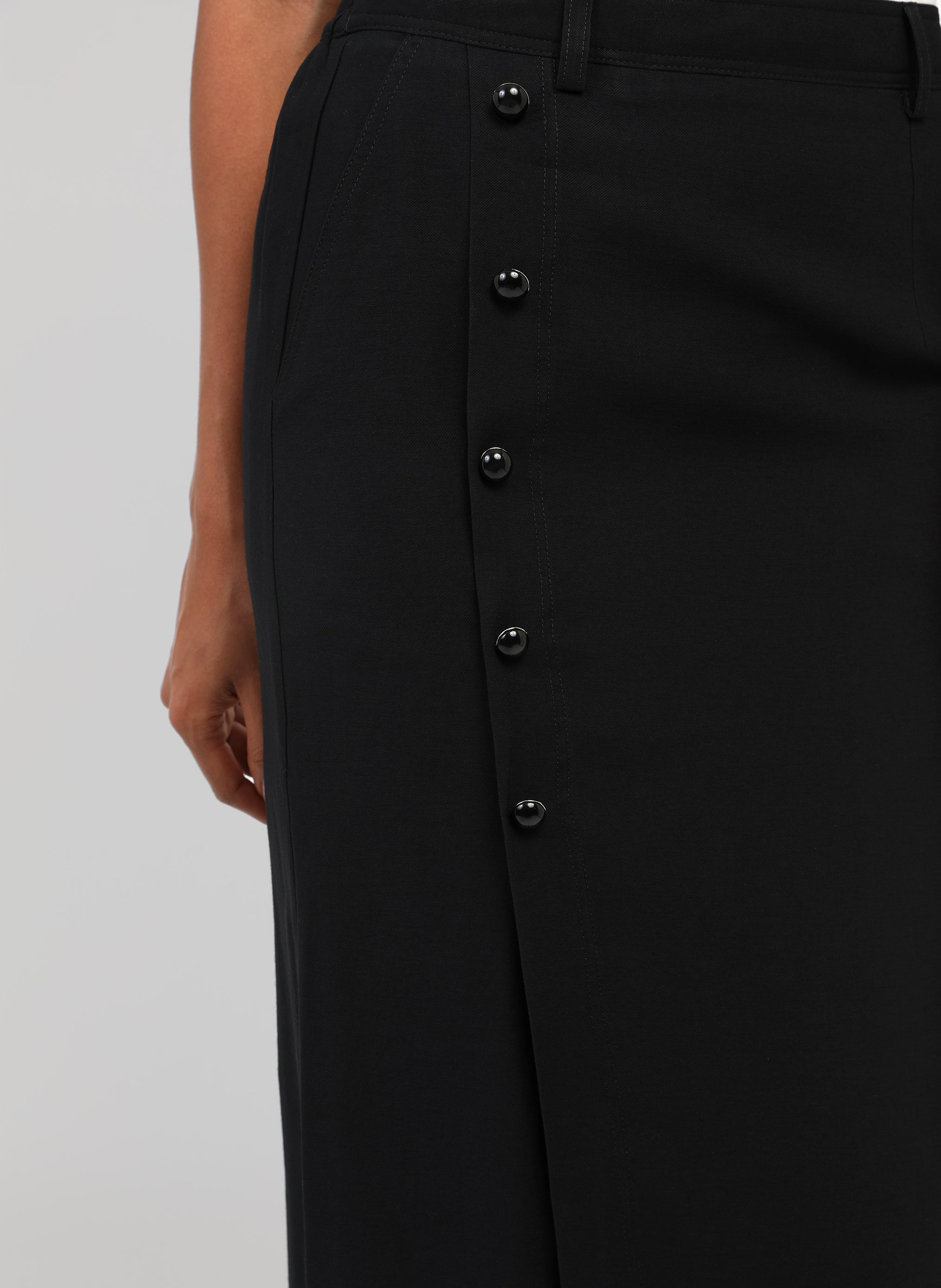 JUPE MIDI GAELLA noir