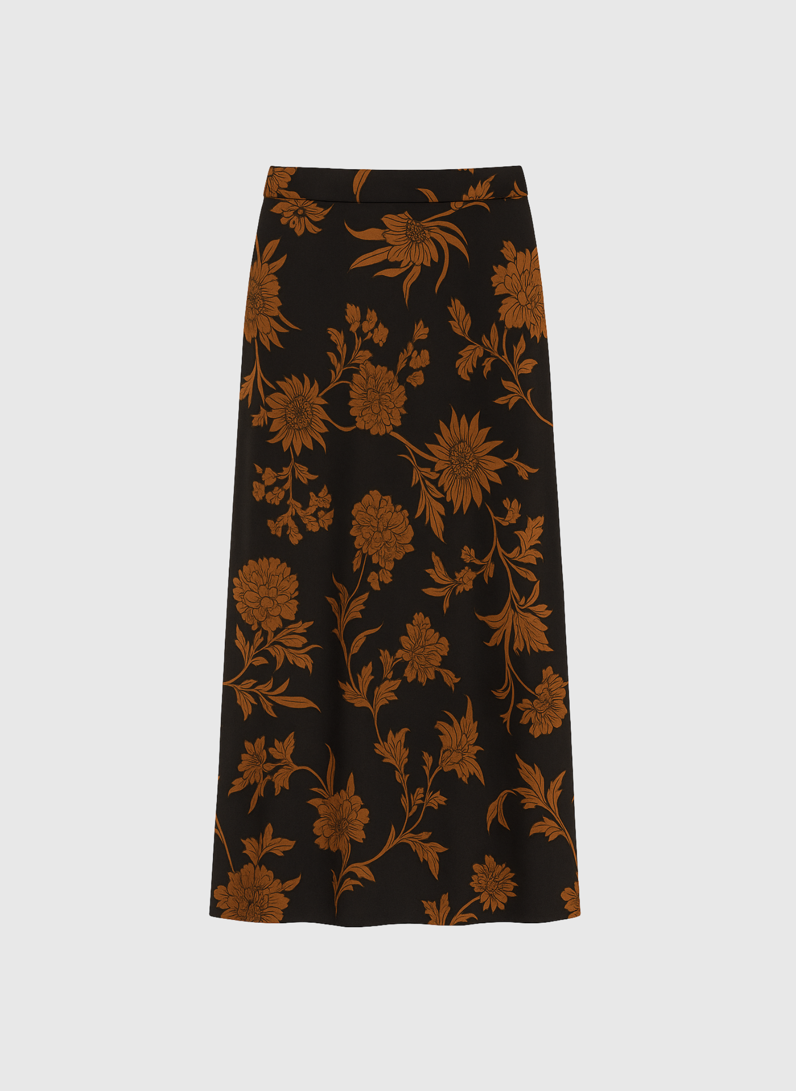 JUPE MIDI GANIA floflo caramel