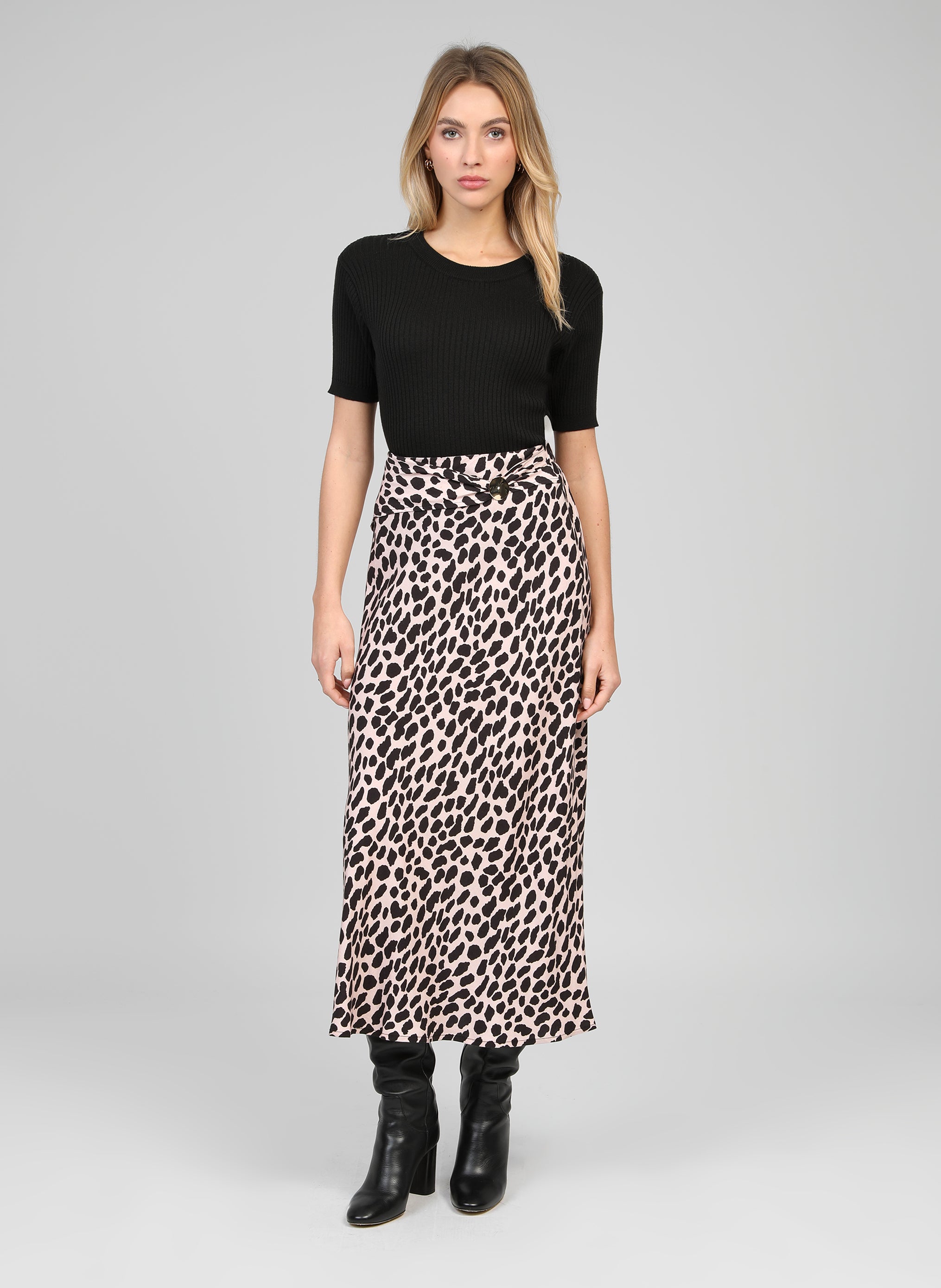 JUPE LONGUE GINELOU balou beige