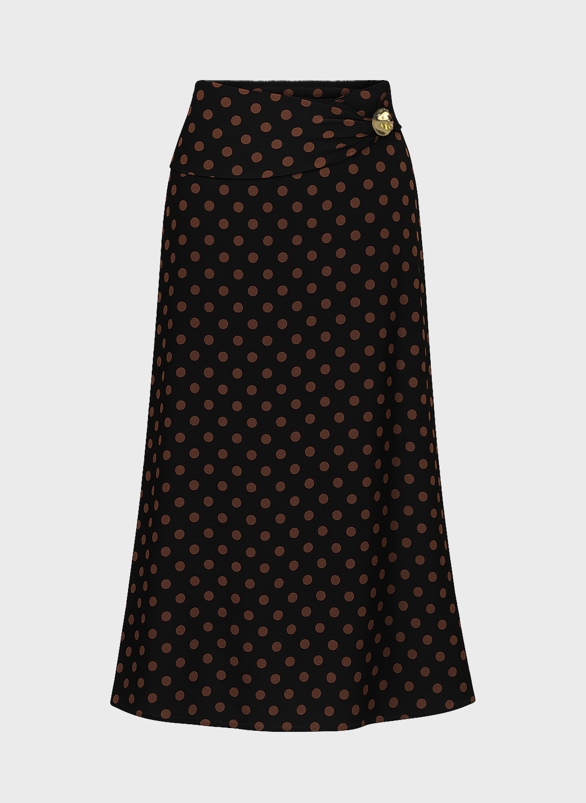 JUPE LONGUE GINELOU palinto marron