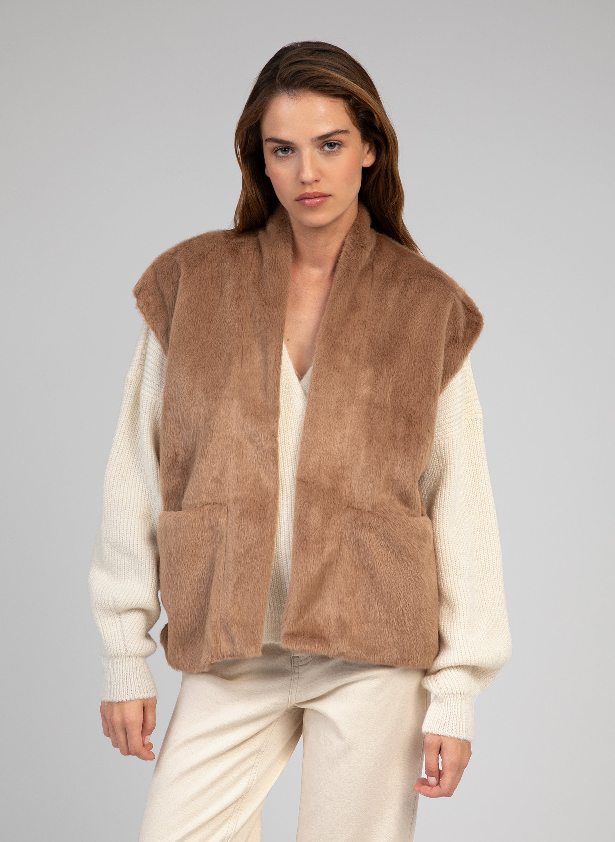 VESTE HECATE taupe