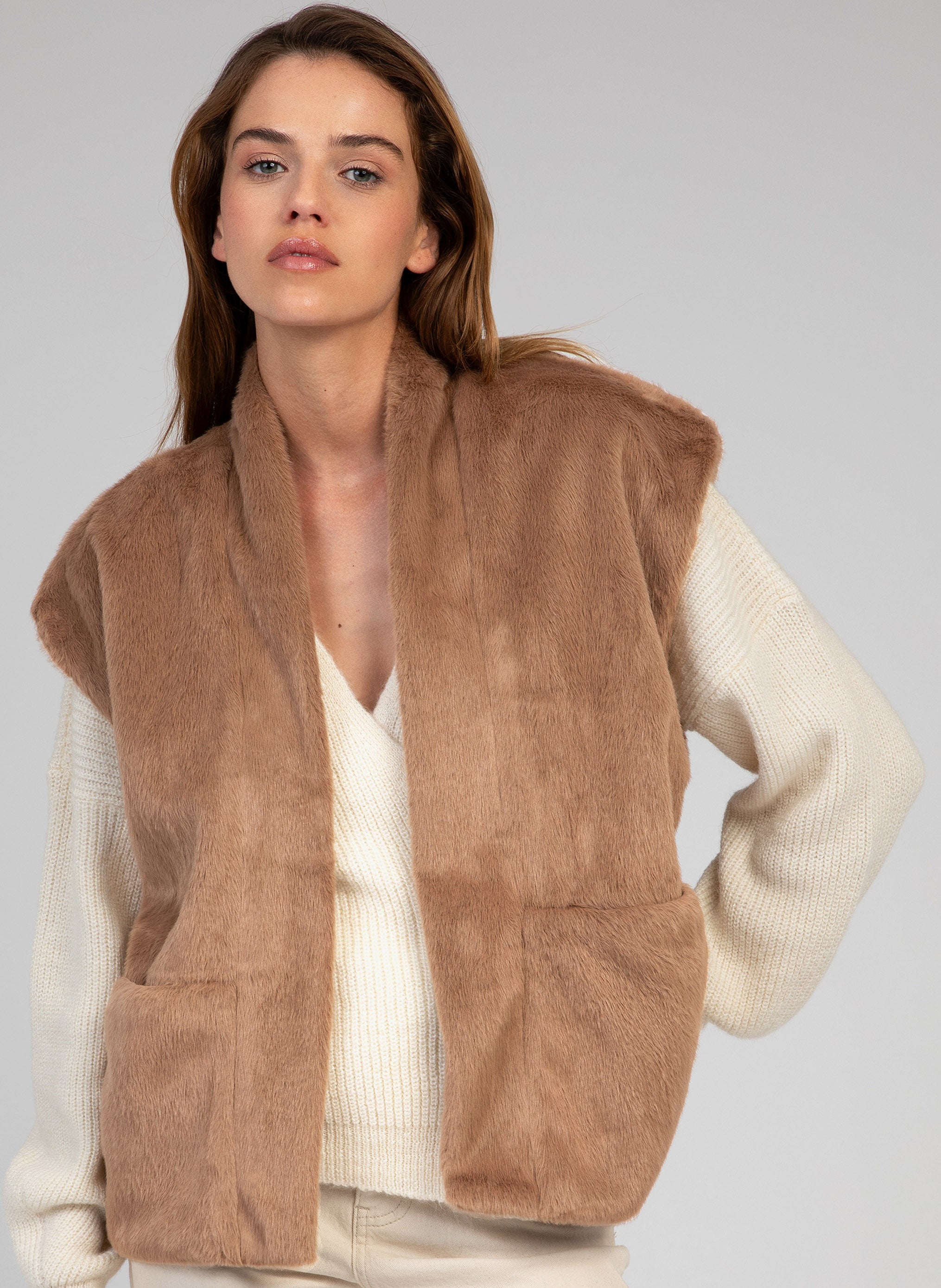 VESTE HECATE taupe